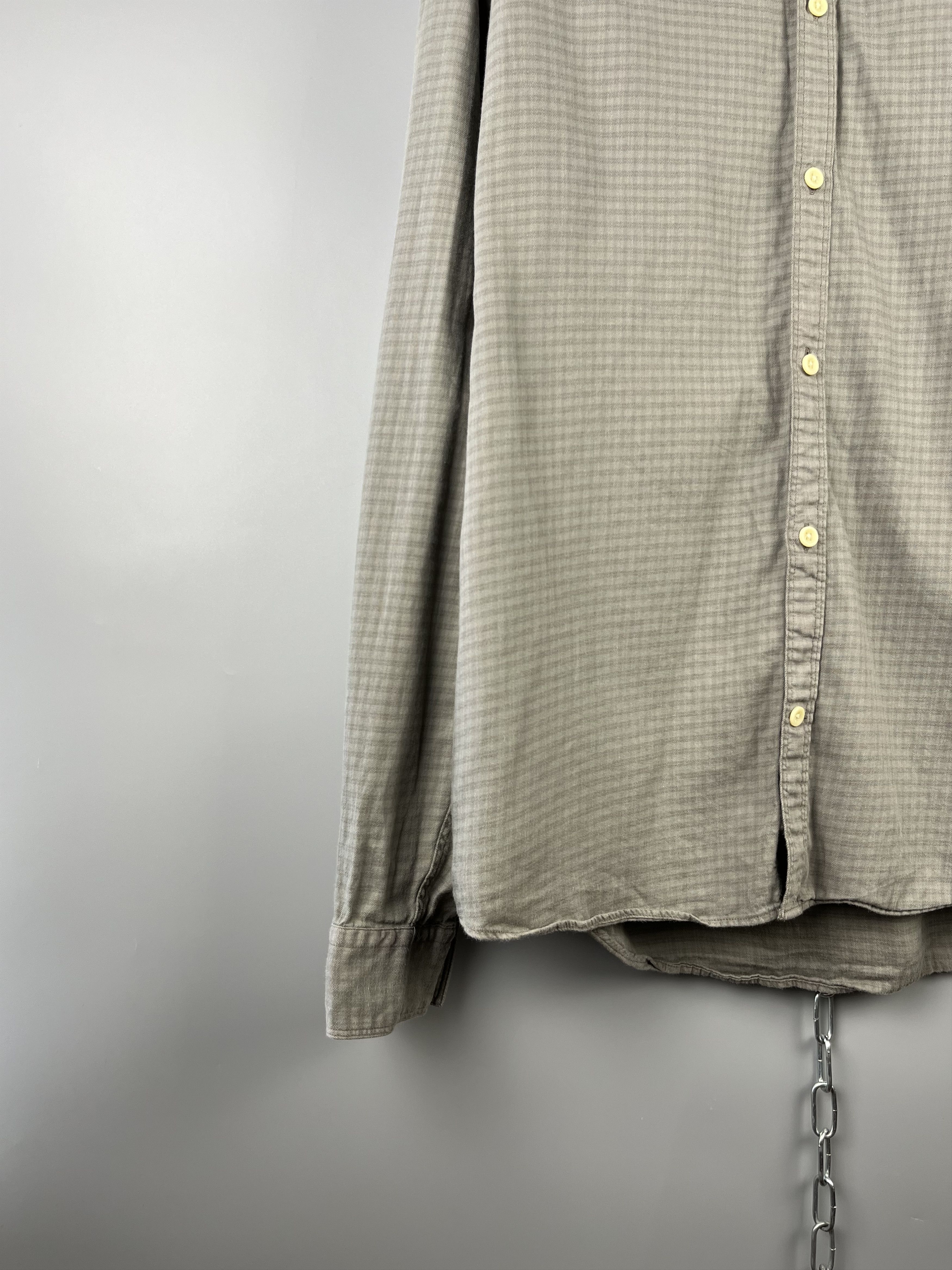 Allsaints Allsaints Cotton Button Up Long Sleeve LS Shirt Size US M / EU 48-50 / 2 - 6 Thumbnail