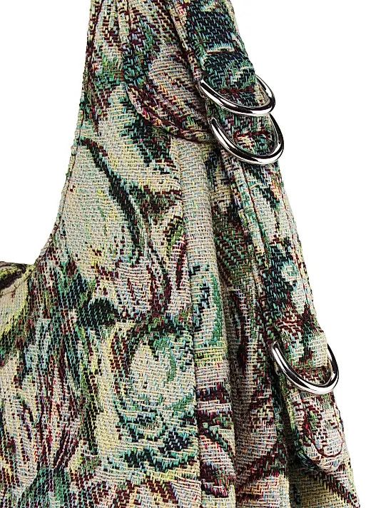 Ganni os11x0326 Size: OS / Small Kat Tapestry TPJ Shoulder Bag Size ONE SIZE - 5 Thumbnail