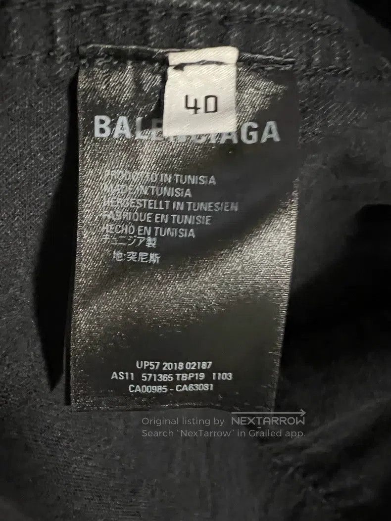Balenciaga Balenciaga size 40 Back Logo Denim Shirt Long Sleeve Size US M / EU 48-50 / 2 - 4 Thumbnail