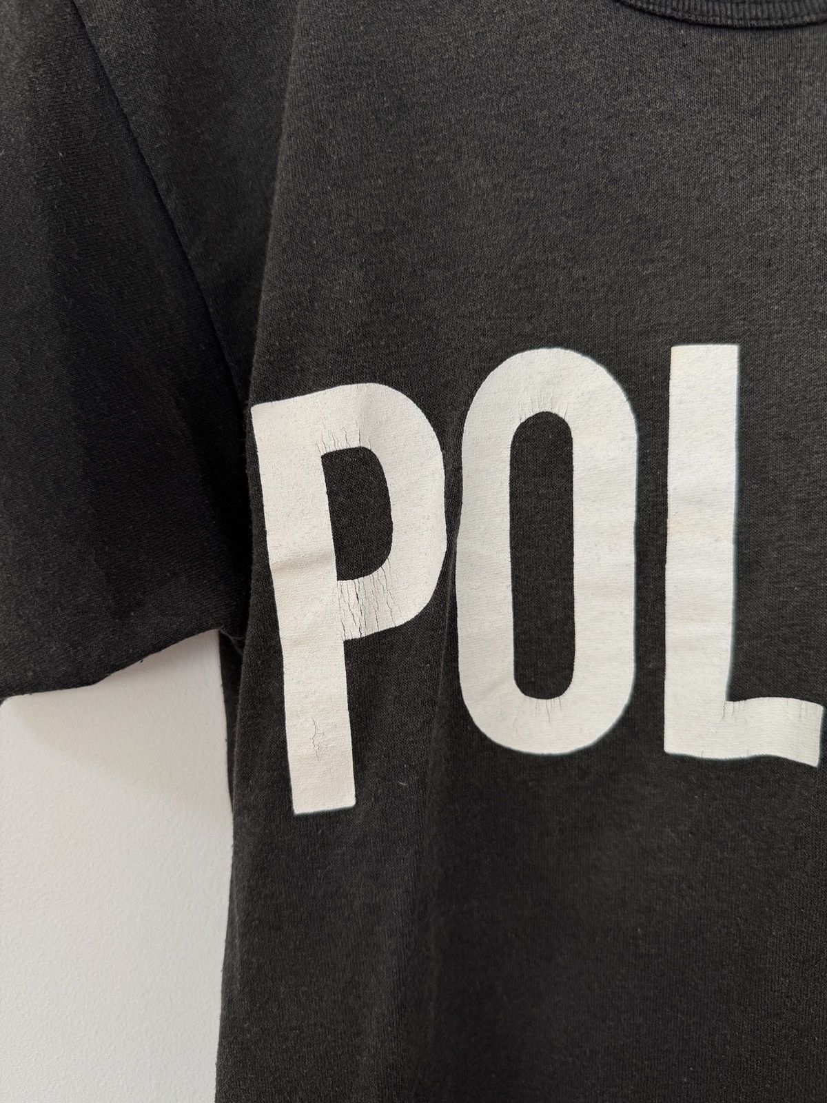 Vintage Vintage Police Polizei T-Shirt Kanye West Size US S / EU 44-46 / 1 - 4 Thumbnail