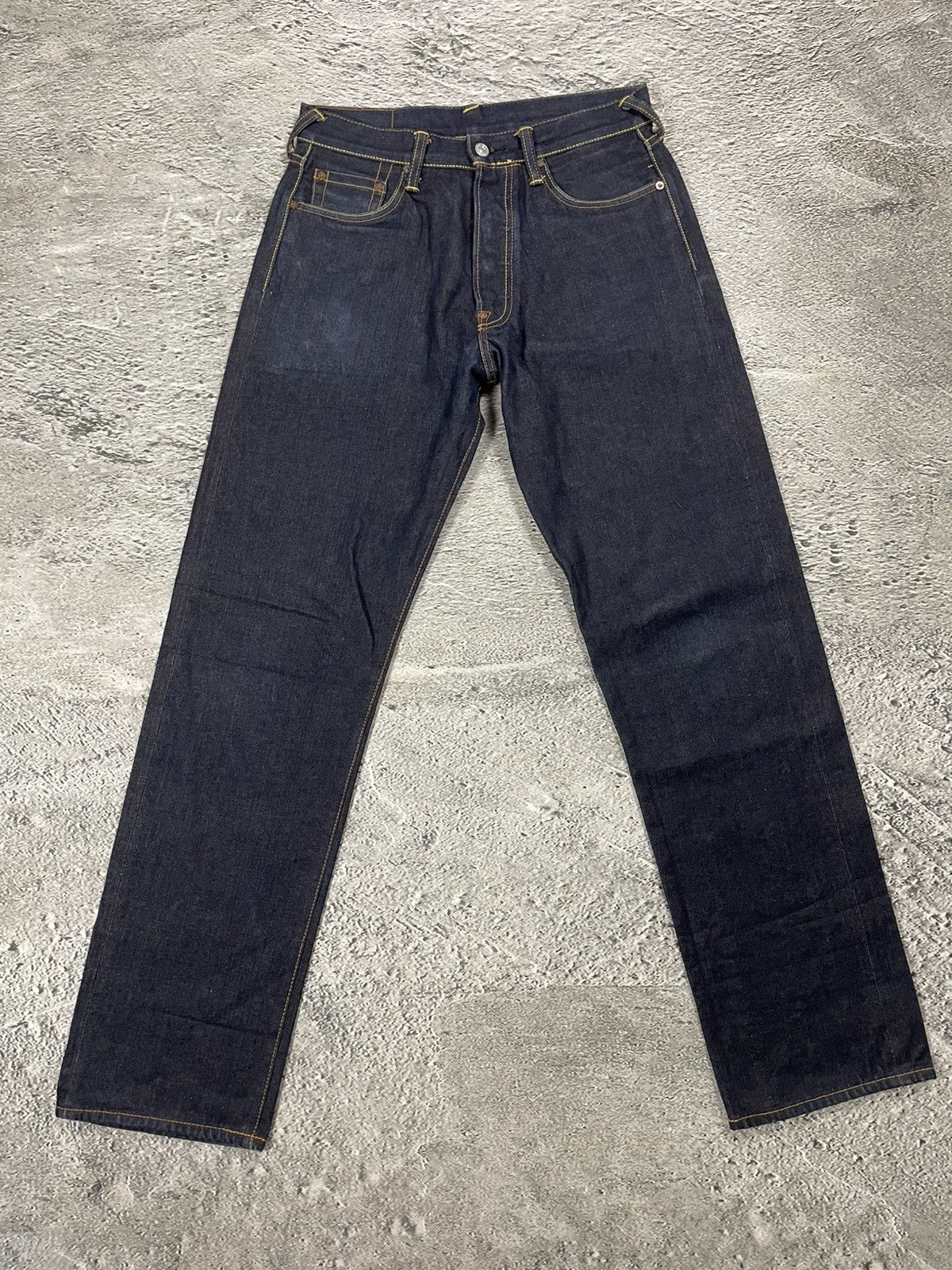 Evisu Evisu jeans daicock big logo white selvedge denim letters Size US 30 / EU 46 - 6 Thumbnail