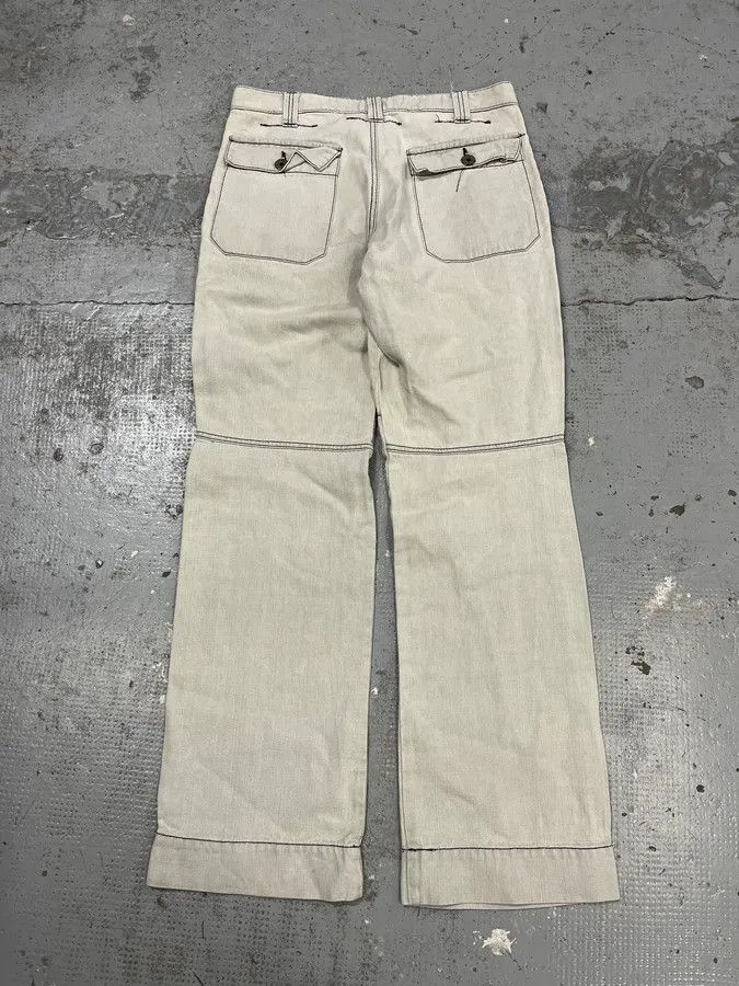 Armani 2000s Armani Tweed Light White Cozy Pants Size US 32 / EU 48 - 8 Thumbnail