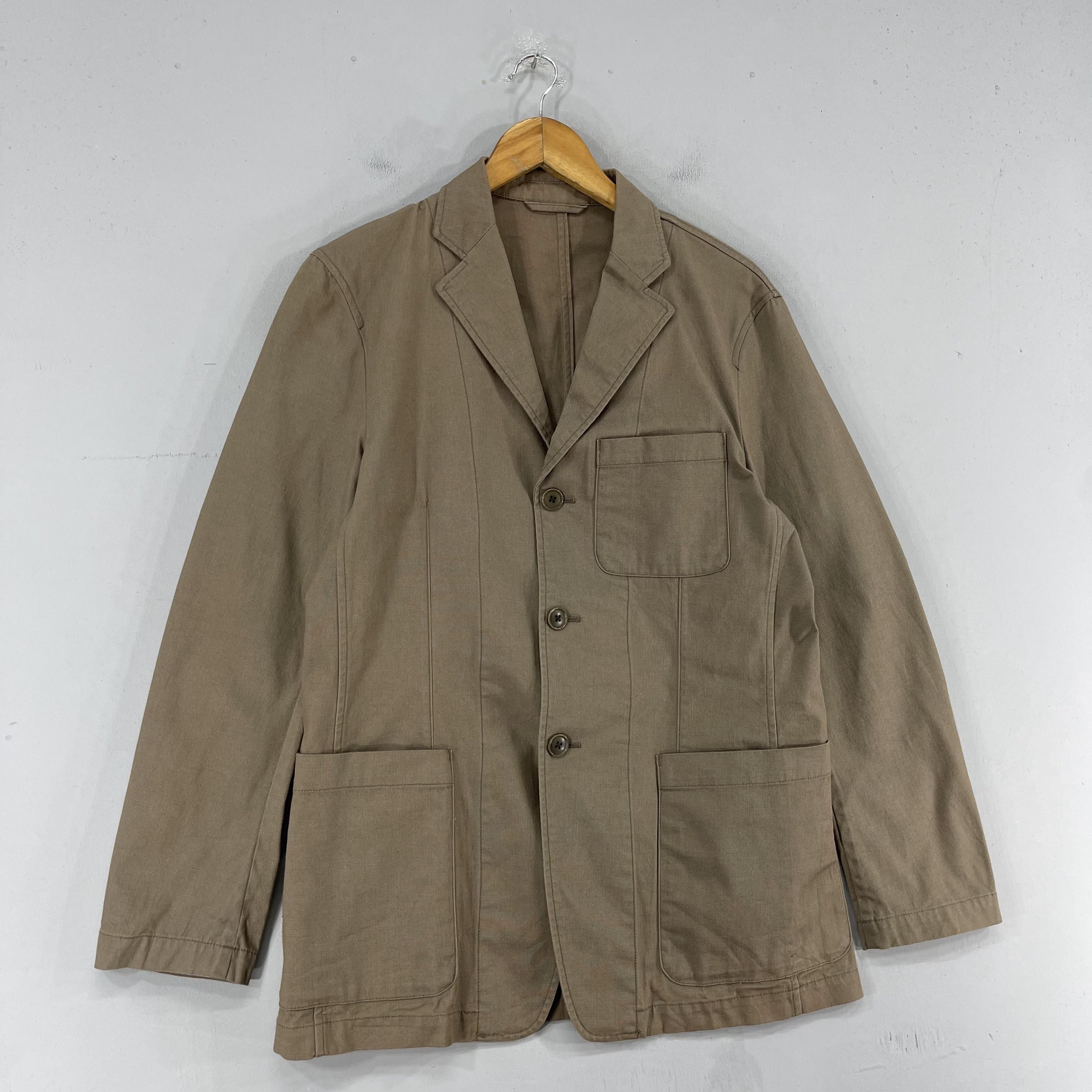 Calvin Klein × Vintage Vintage CALVIN KLEIN Workers Denim Coat Button Up Size US M / EU 48-50 / 2 - 4 Thumbnail