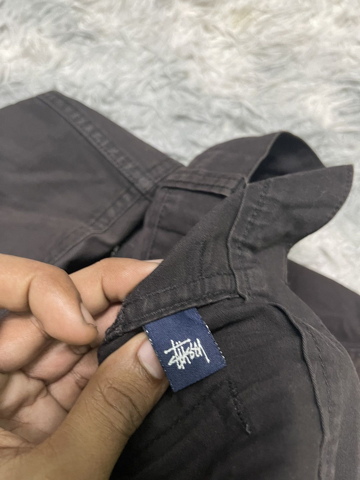 Stussy 90s STUSSY DOUBLE KNEE BAGGY PANT SUN FADED STYLE Size US 33 - 12 Thumbnail