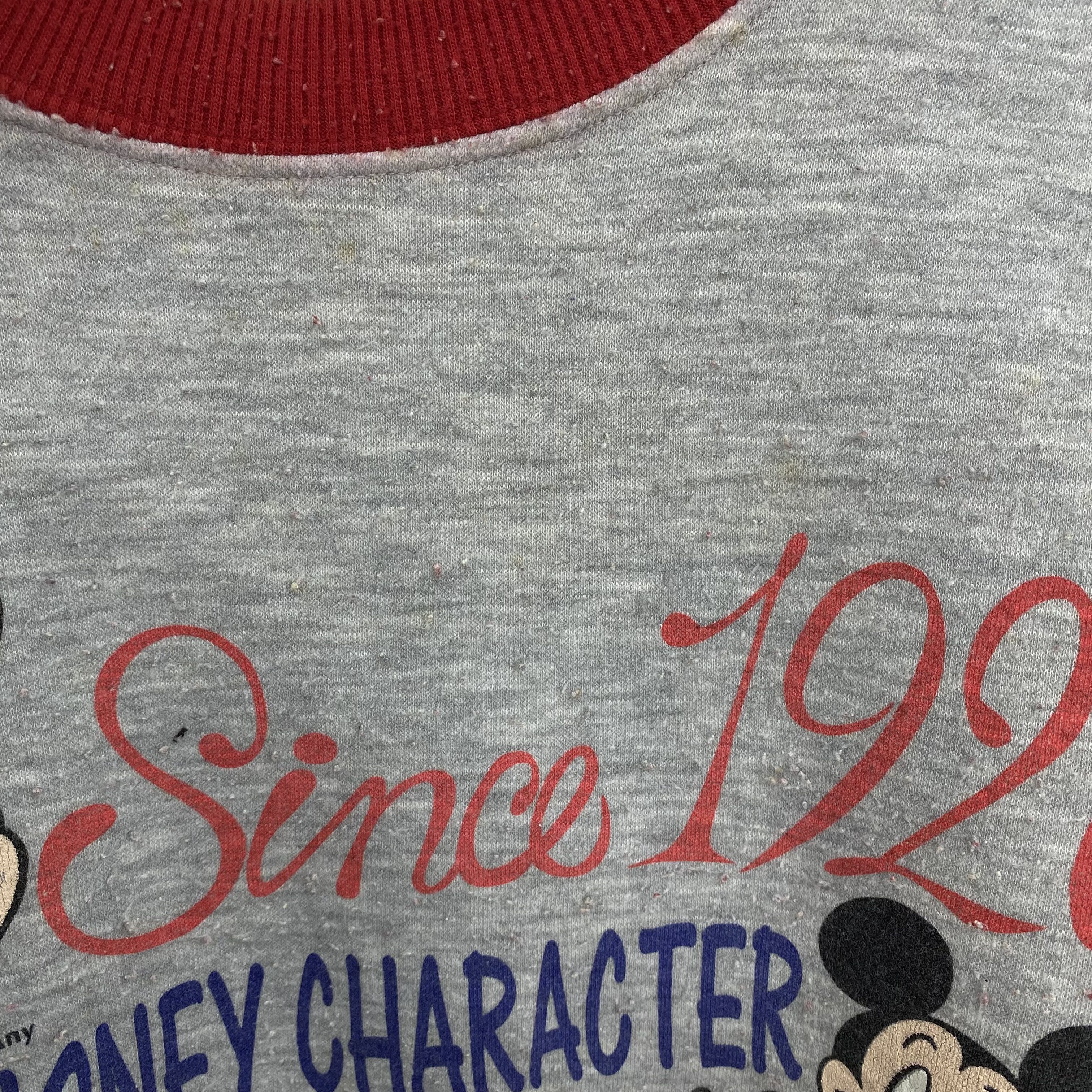 Disney Vintage 80s Mickey Mouse Sweater Walt Disney Sweatshirt Size US L / EU 52-54 / 3 - 9 Thumbnail