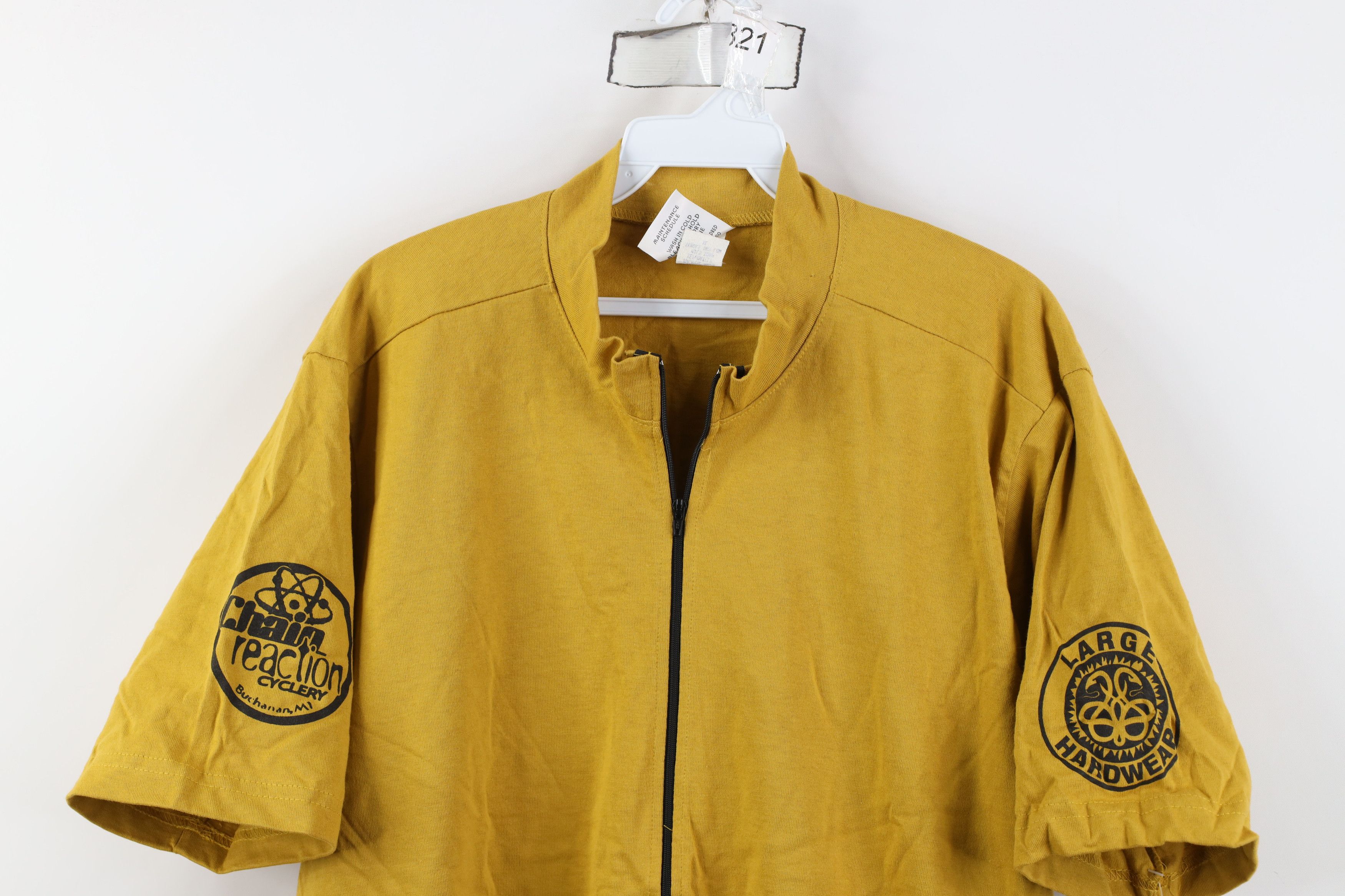 Vintage Deadstock Vintage 90s Chain Reaction Cyclery Cycling Jersey Size US XL / EU 56 / 4 - 2 Thumbnail