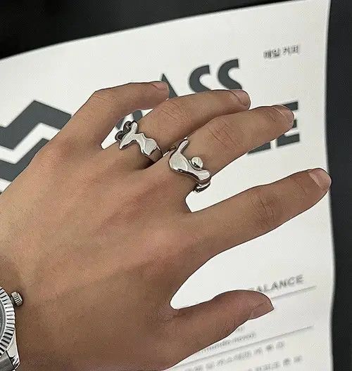 Japanese Brand Retro punk rings Size ONE SIZE - 3 Thumbnail