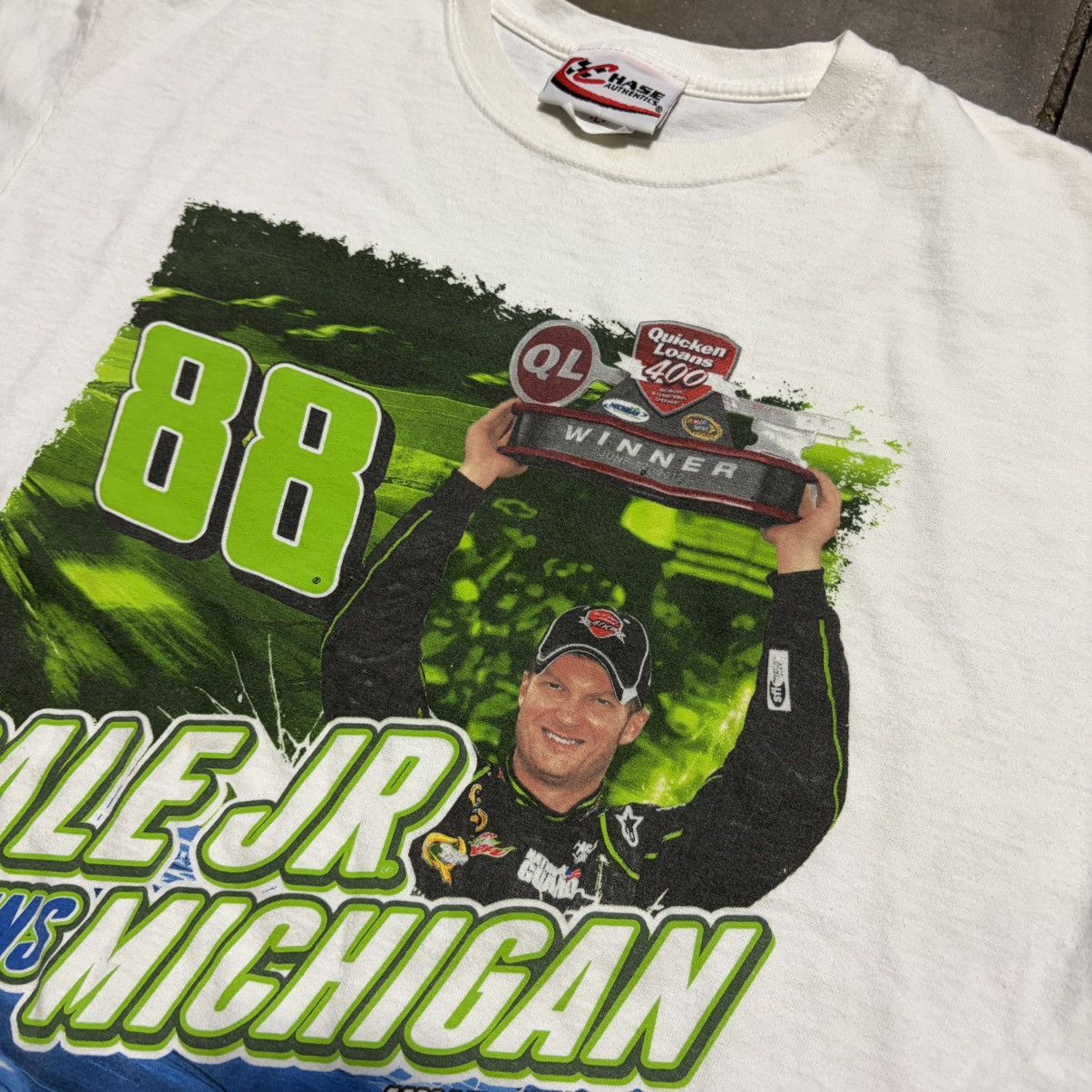 Chase Authentics Vintage Dale Earnhardt Jr NASCAR T shirt Chase Authentics Size US L / EU 52-54 / 3 - 6 Thumbnail