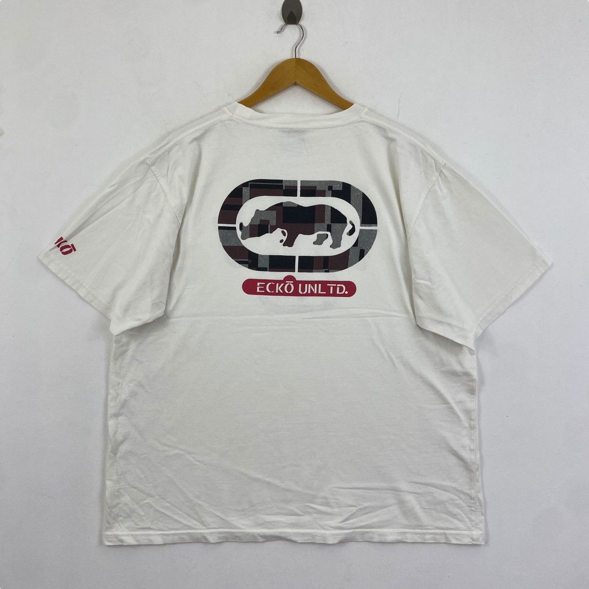 Ecko Unltd. × Vintage Vintage 00's ECKO UNLTD Big Logo Graphic Tee Shirt Size US XL / EU 56 / 4 - 4 Thumbnail