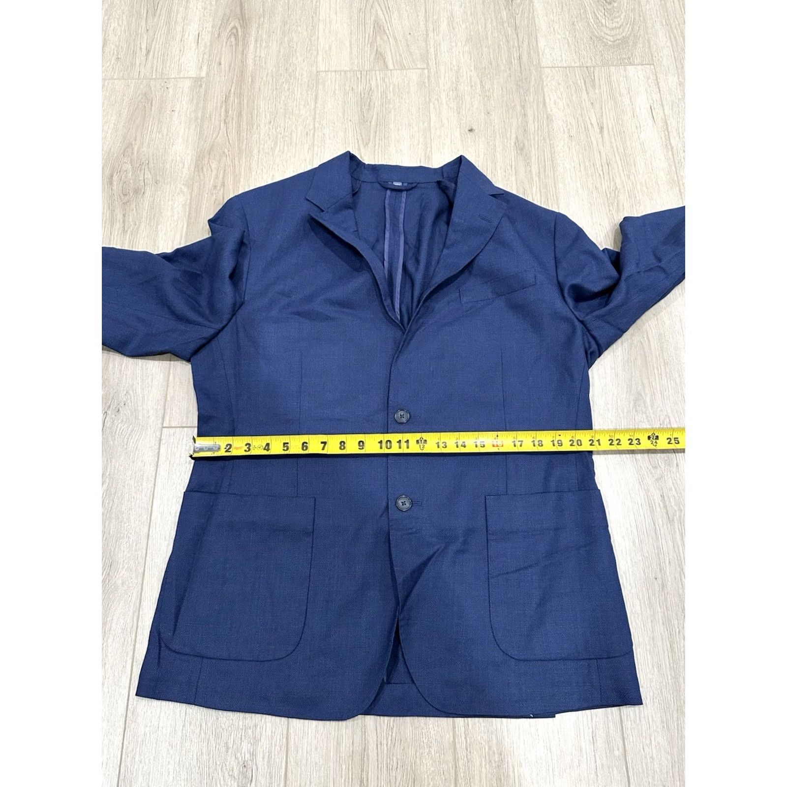 Bonobos Bonobos Vitale Standard Fit Blazer Mens 44R Navy Unstructured Size 44R - 6 Thumbnail