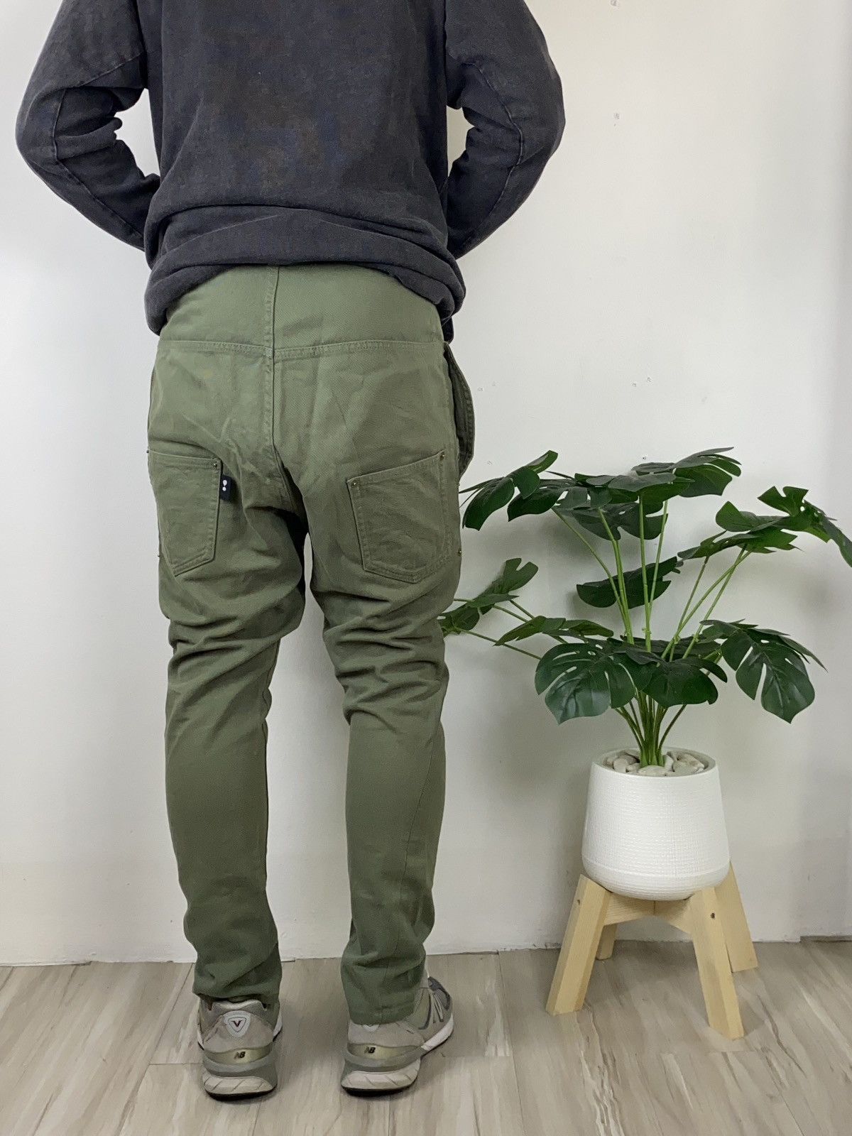 Issey Miyake × Japanese Brand × mercibeaucoup MERCIBEAUCOUP JEAVOUS ENPRIE Sunfaded drop crotch Pants Size US 32 / EU 48 - 3 Thumbnail