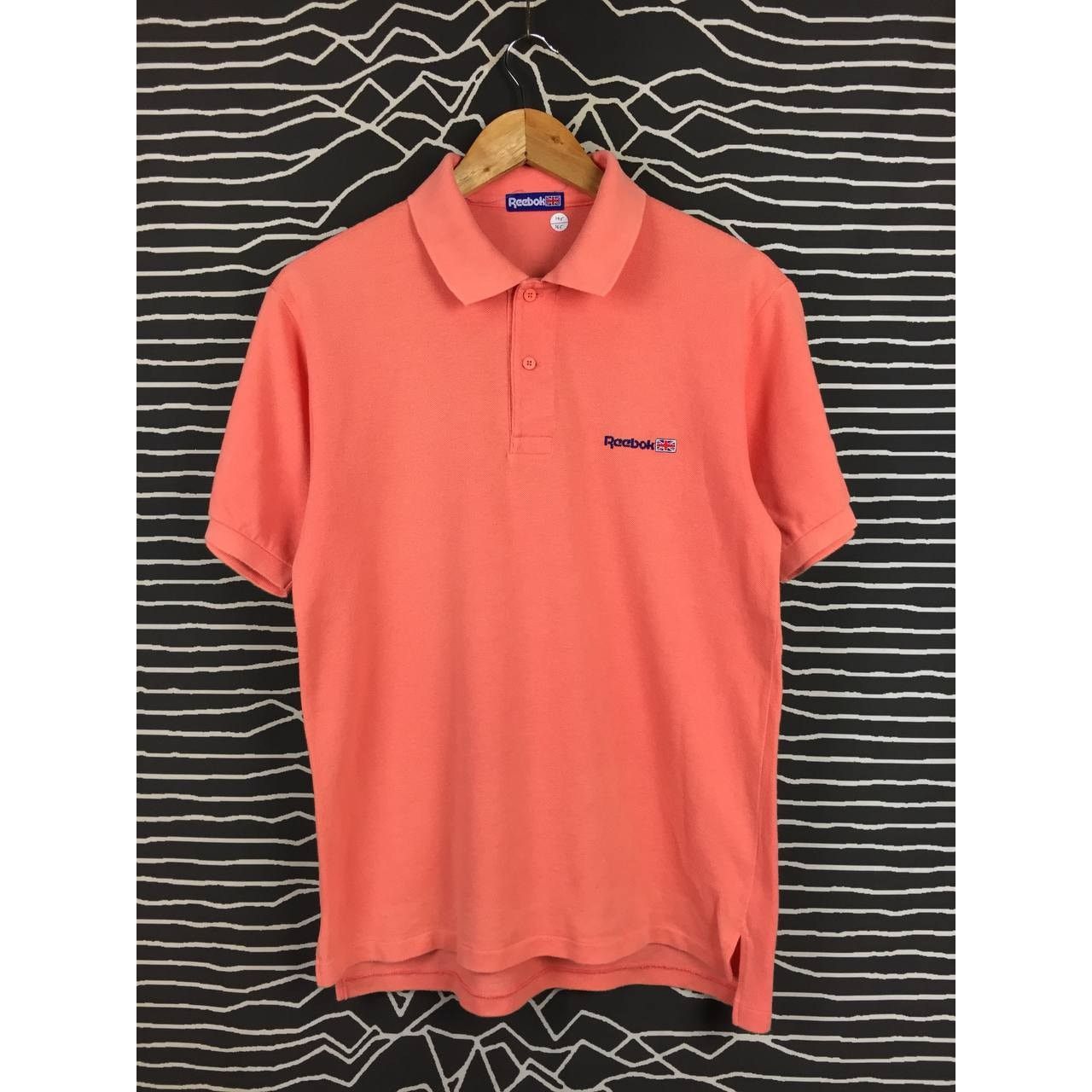 Reebok × Vintage Vtg Reebok Embroidered Logo Pique Polo Tee Size US M / EU 48-50 / 2 - 1 Thumbnail