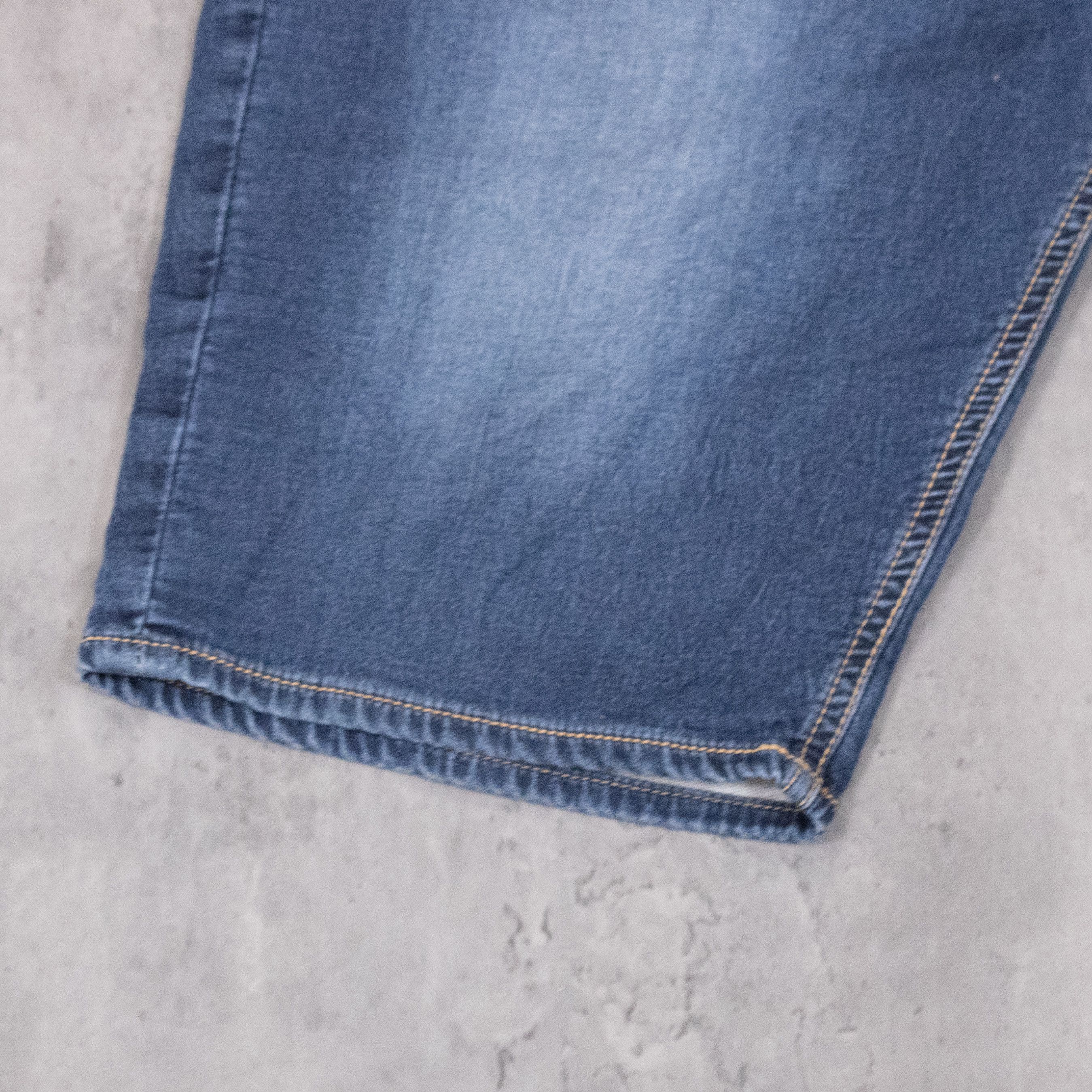 Vintage Y2K 2000's Live Free Midwash Baggy Jort Jean Shorts Size US 36 / EU 52 - 6 Thumbnail