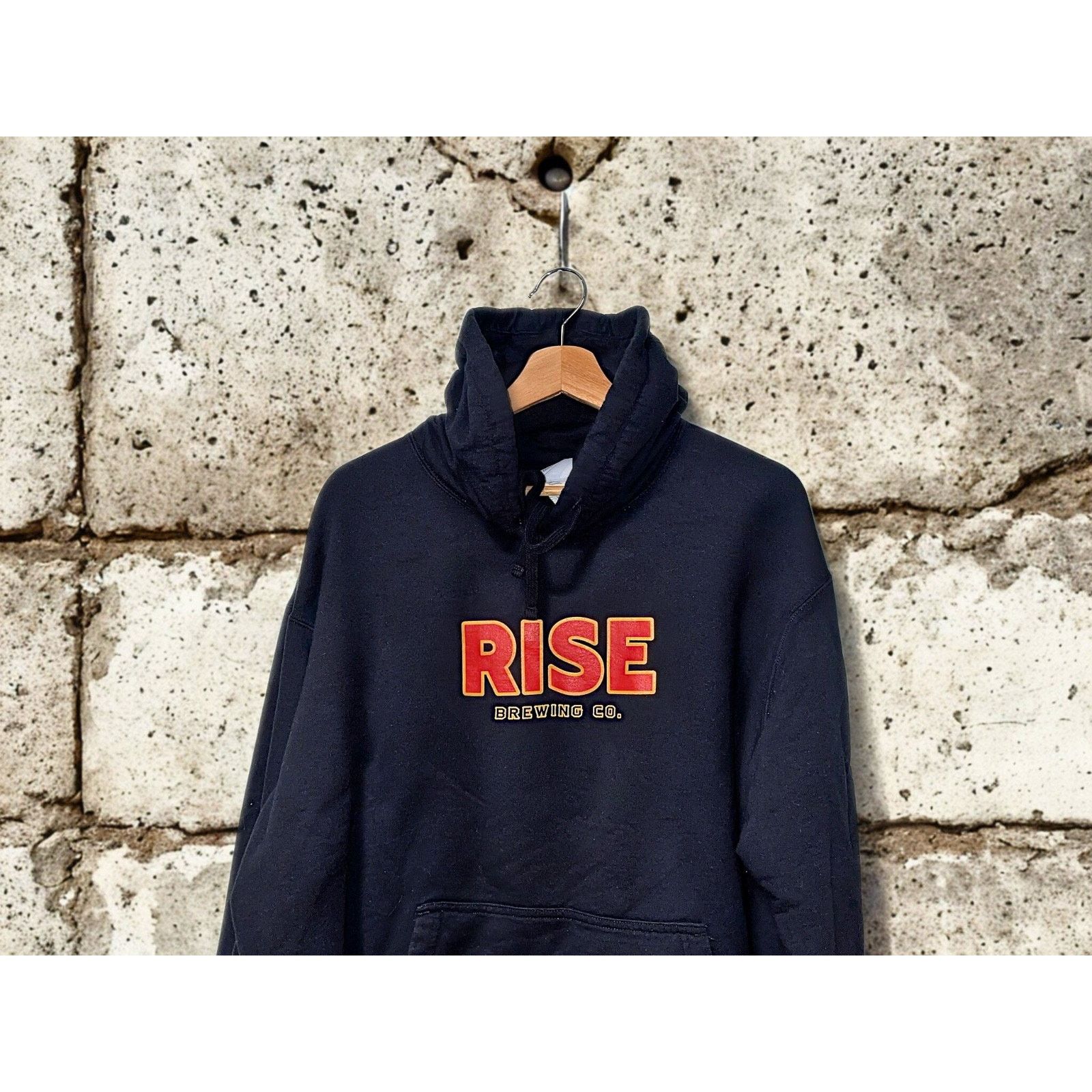 Port & Company Rise Brewing Co. Hoodie XL Black Nitro Cold Brew Coffee Rare Size US XL / EU 56 / 4 - 3 Thumbnail