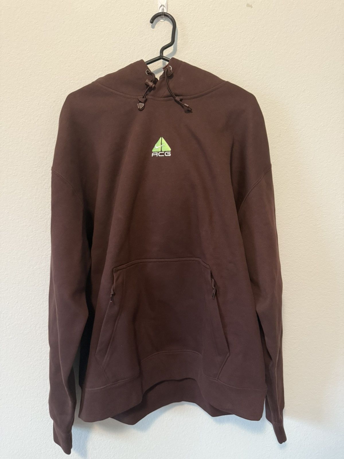 Nike × Vintage Vintage Nike ACG Therma-Fit Tech Hoodie Brown Large Size US L / EU 52-54 / 3 - 1 Thumbnail