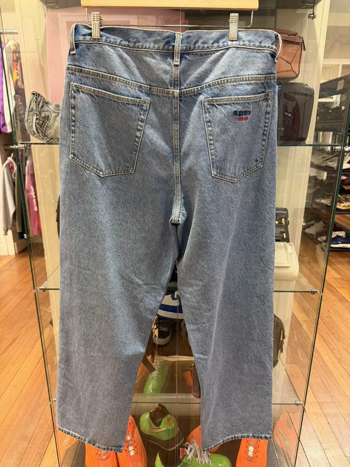 Supreme Supreme Baggy Blu Denim Jeans Size US 34 / EU 50 - 2 Thumbnail