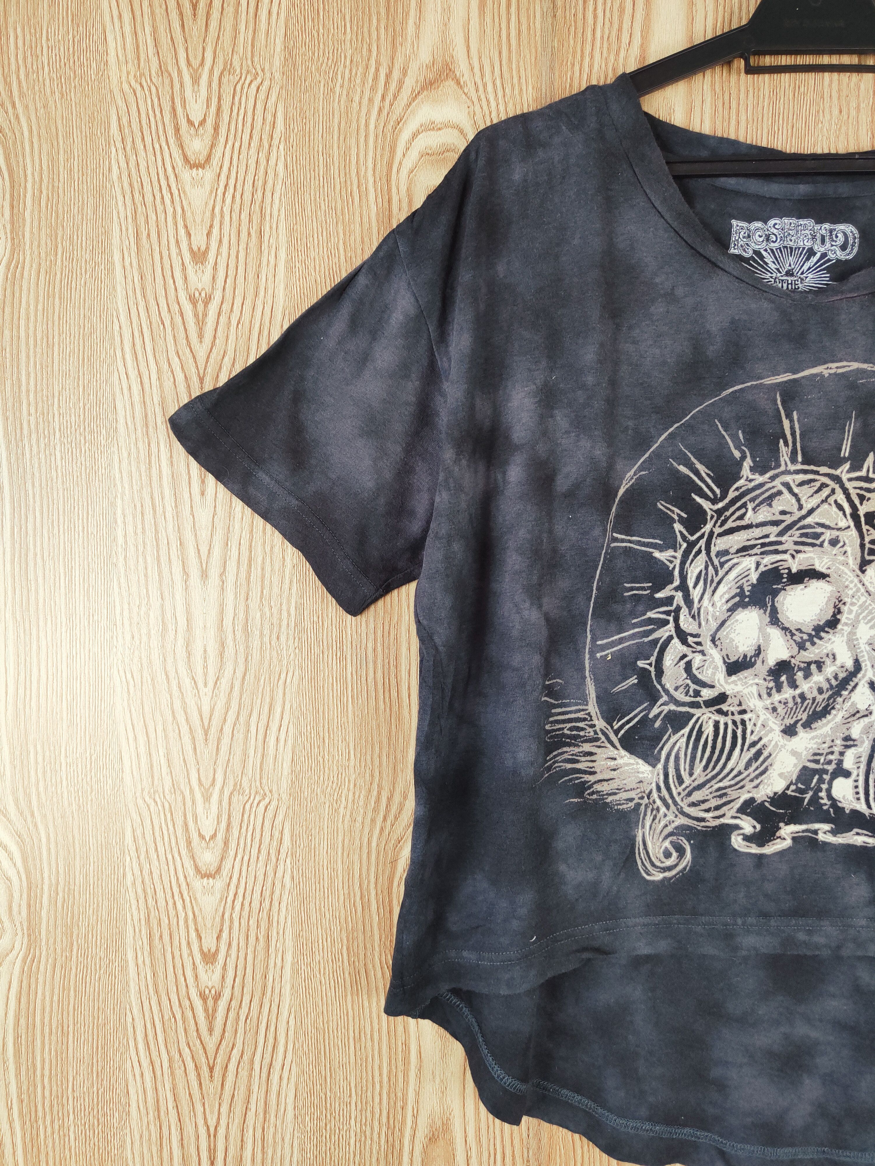 Japanese Brand Rosebud Black Short Sleeve T-shirts #W415 Size L / US 10 / IT 46 - 4 Thumbnail
