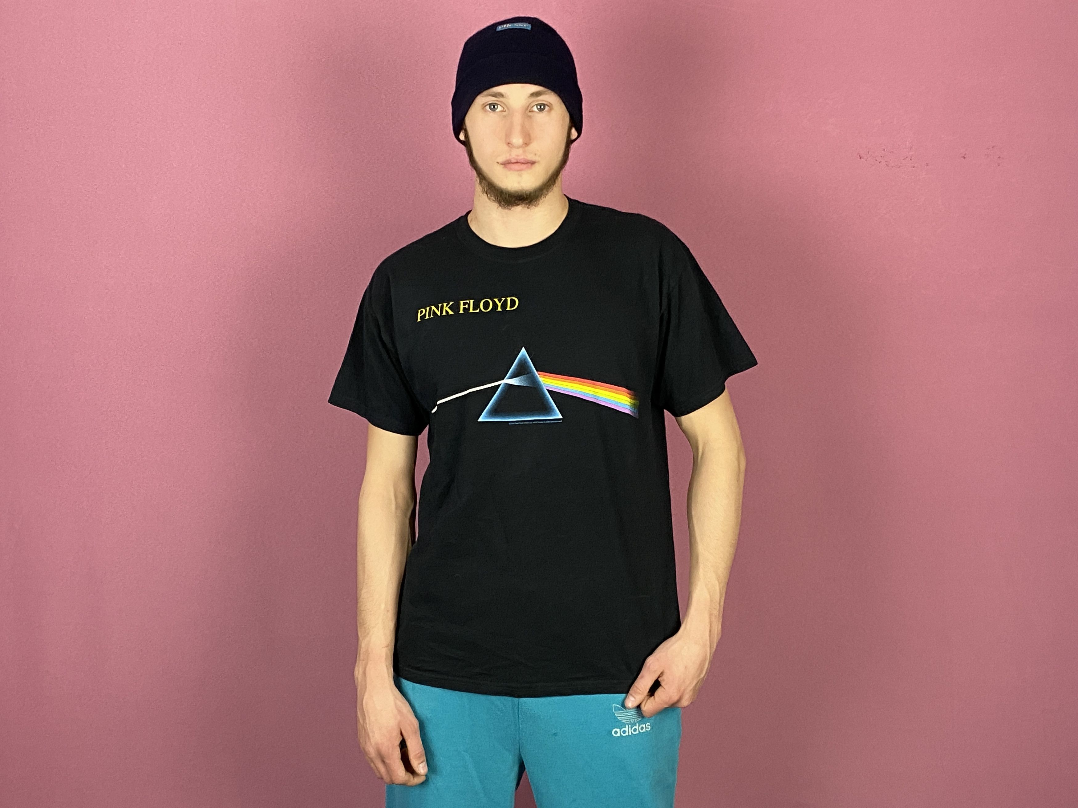 Gildan × Pink Floyd × Vintage 2008 Pink Floyd Dark Side of the Moon Vintage Band T-Shirt Size US L / EU 52-54 / 3 - 1 Thumbnail