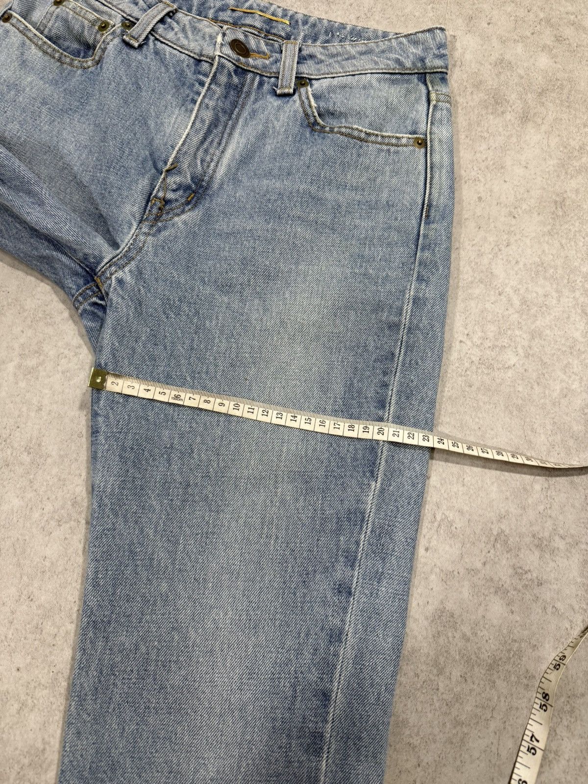 Saint Laurent Paris Saint Laurent Paris flared jeans washed blue 34 / XS Size 25" / US 0 / IT 36 - 9 Thumbnail