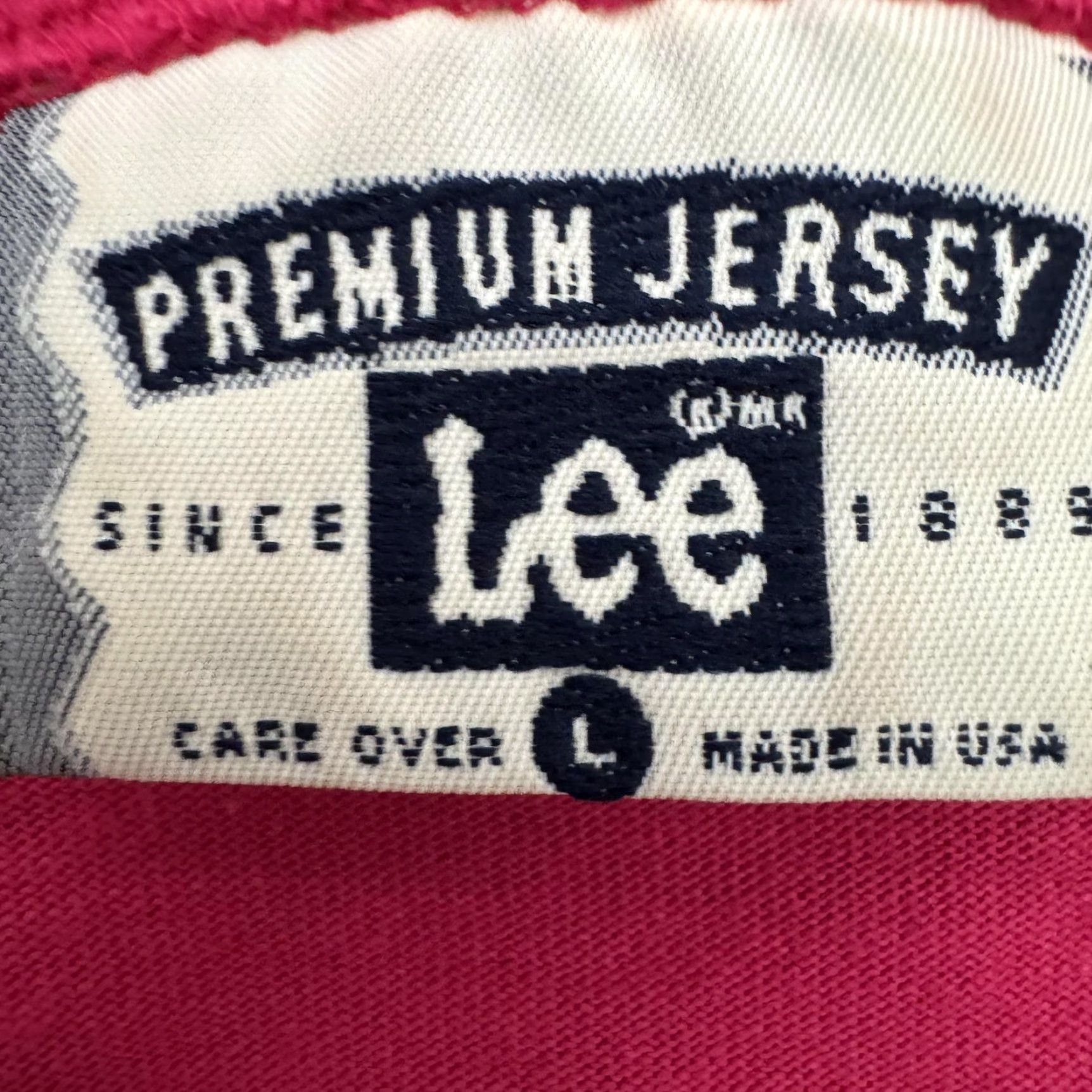 Lee VINTAGE Lee Cardigan Sweater Womens Large Pink Jersey Cotton USA 90s Size L / US 10 / IT 46 - 6 Thumbnail