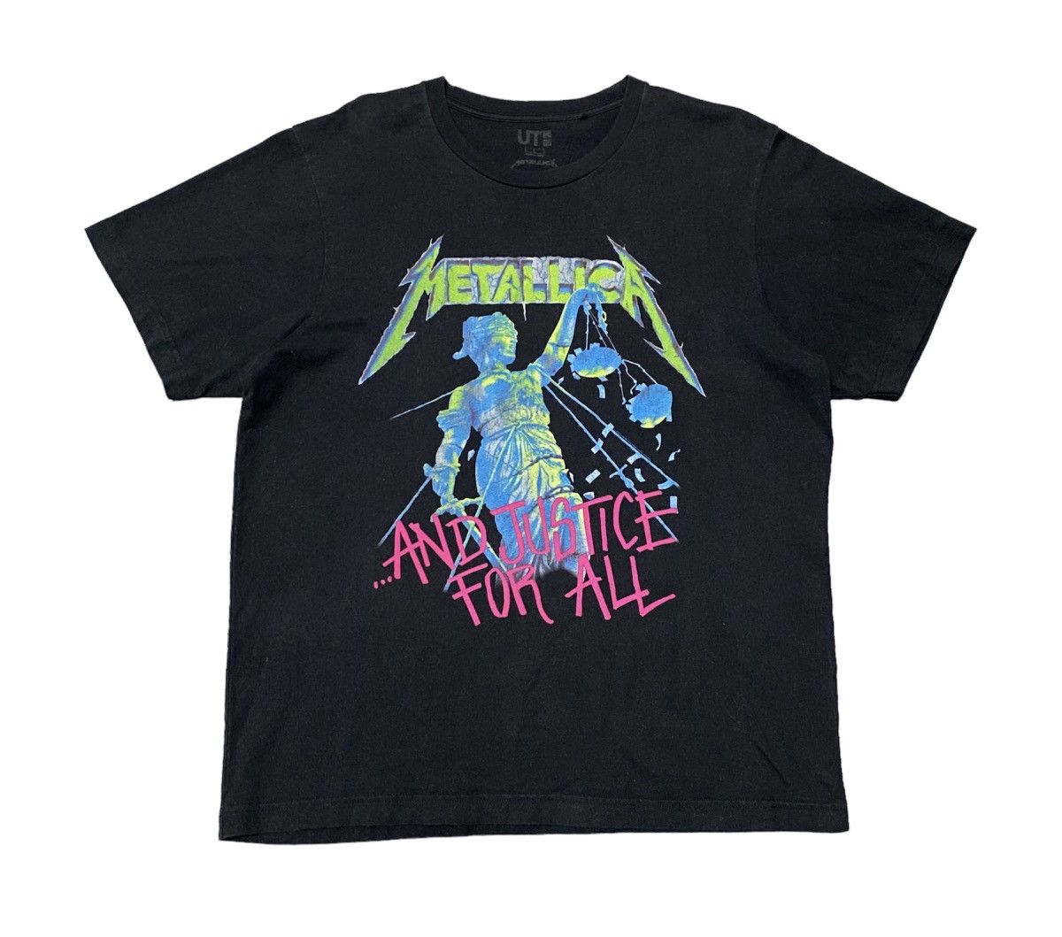 Band Tees × Metallica y2k Metallica Justice For All Band T Shirt Uniqlo Size US L / EU 52-54 / 3 - 1 Thumbnail