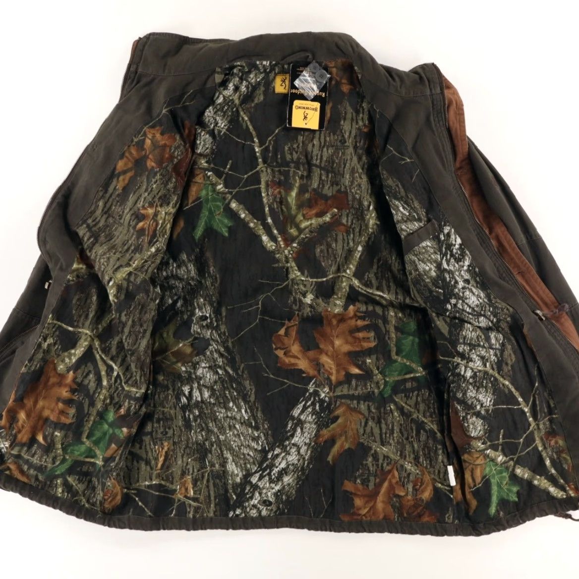 Vintage Browning Fleece Lined Chore Barn Coat Jacket Dark Green Men's L Shirt Size US L / EU 52-54 / 3 - 3 Thumbnail