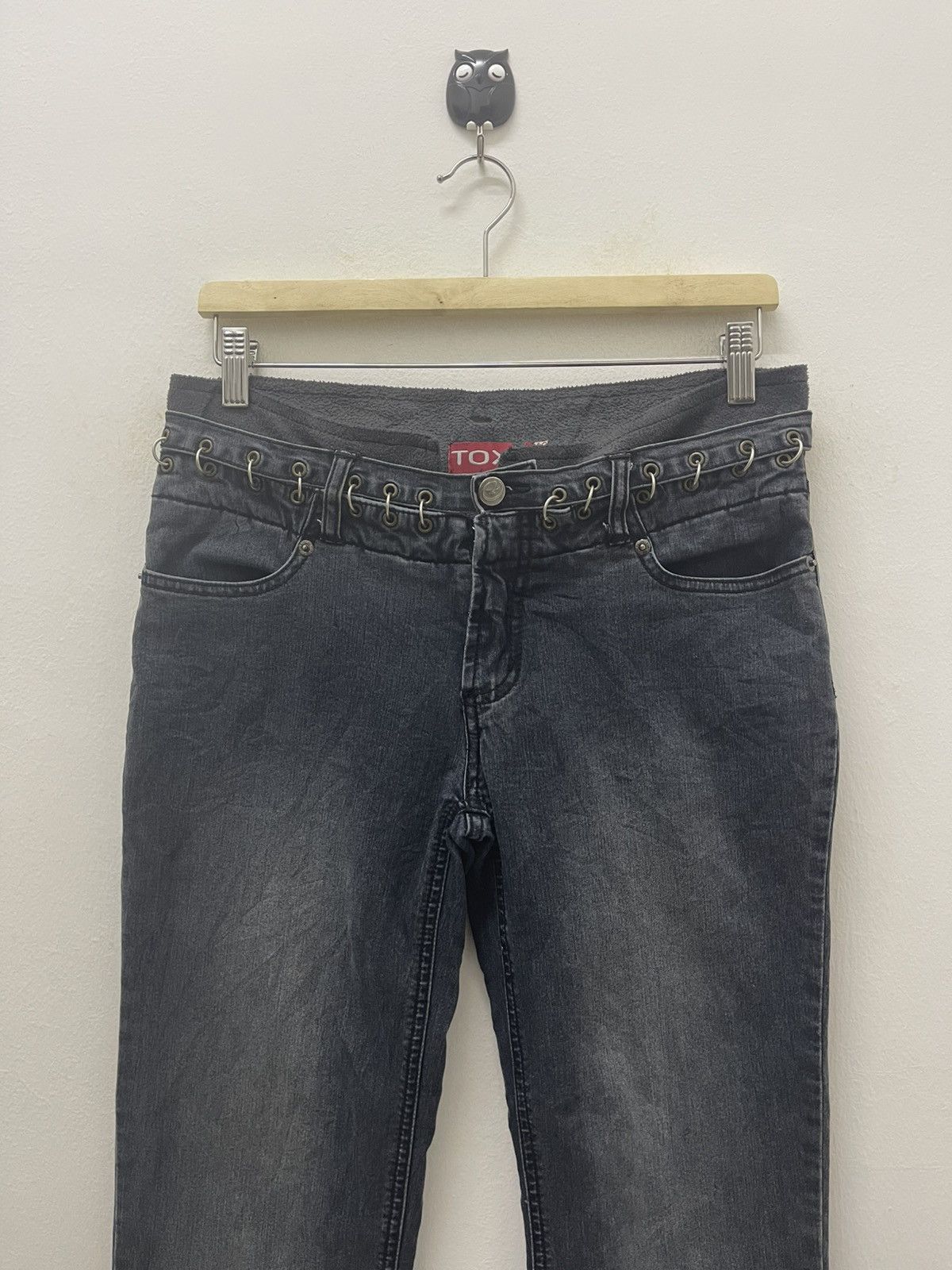 Japanese Brand Rare Vintage TOXK Jeans Punk Piercing Seditionaries Flare Size US 27 - 9 Thumbnail
