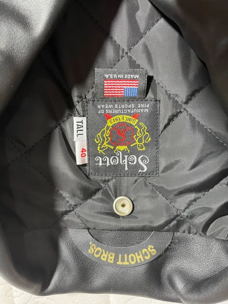 Schott Schott Leather coat Size US L / EU 52-54 / 3 - 5 Thumbnail