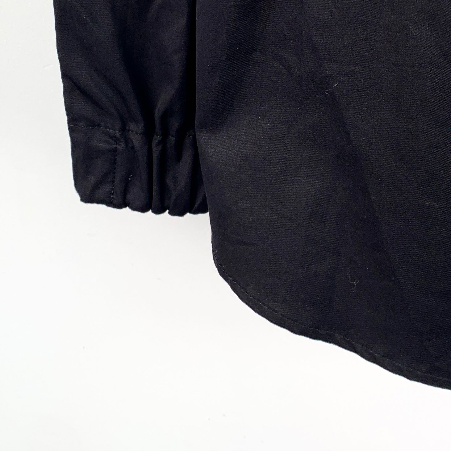 Hermes Hermès Paris Black Cotton Long-Sleeve Zipper Shirt Coat 34 X Size XXS / US 00 / IT 34 - 5 Thumbnail