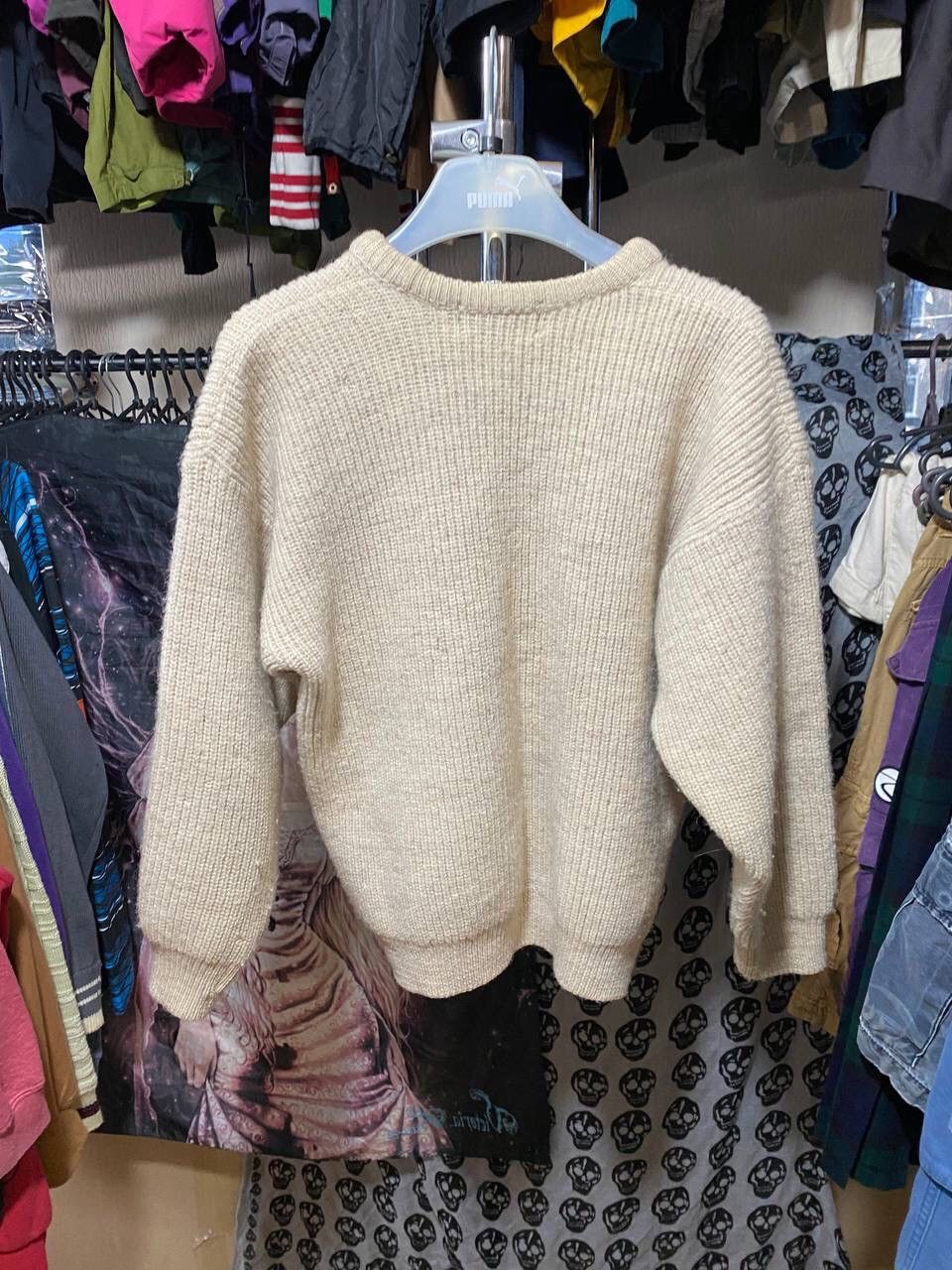 Barbour × Vintage VINTAGE BARBOUR MADE IN ENGLAND 80s HEAVY WOOL SWEATER Size US S / EU 44-46 / 1 - 7 Thumbnail