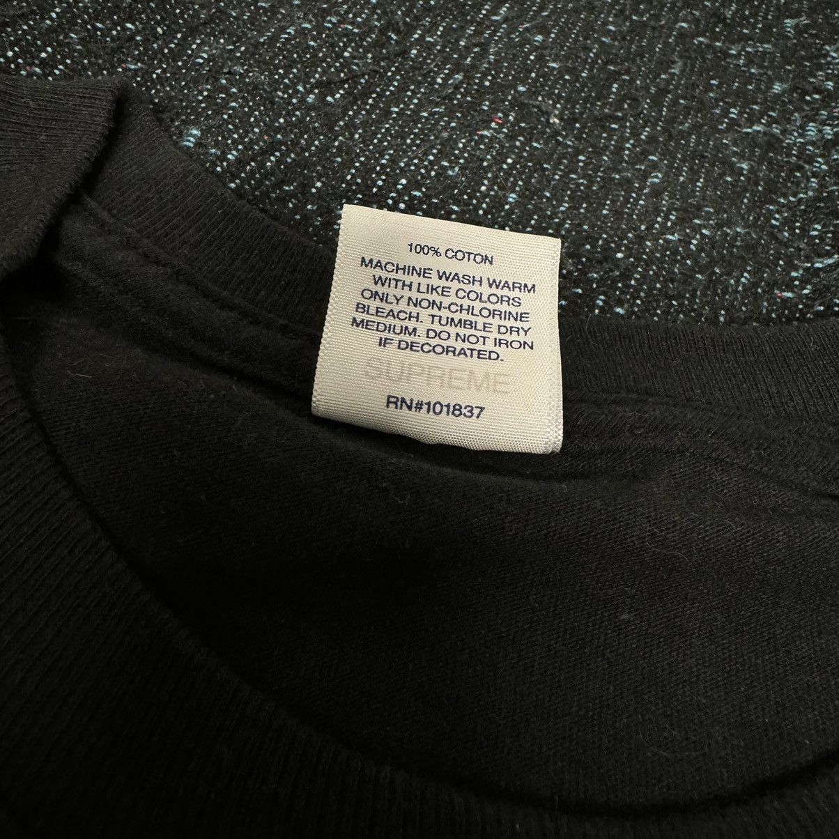 Futura × Supreme FUTURA X SUPREME JUSTICE FOR ALL TEE BLACK Size US L / EU 52-54 / 3 - 3 Thumbnail