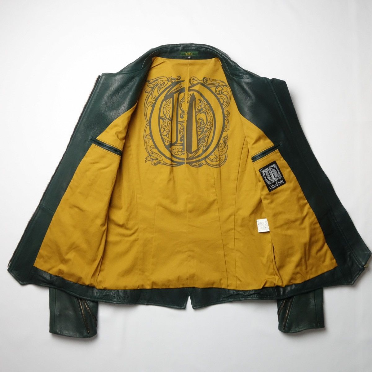 Obelisk 2000’s “Obelisk” Cow Leather Jacket Size US S / EU 44-46 / 1 - 6 Thumbnail
