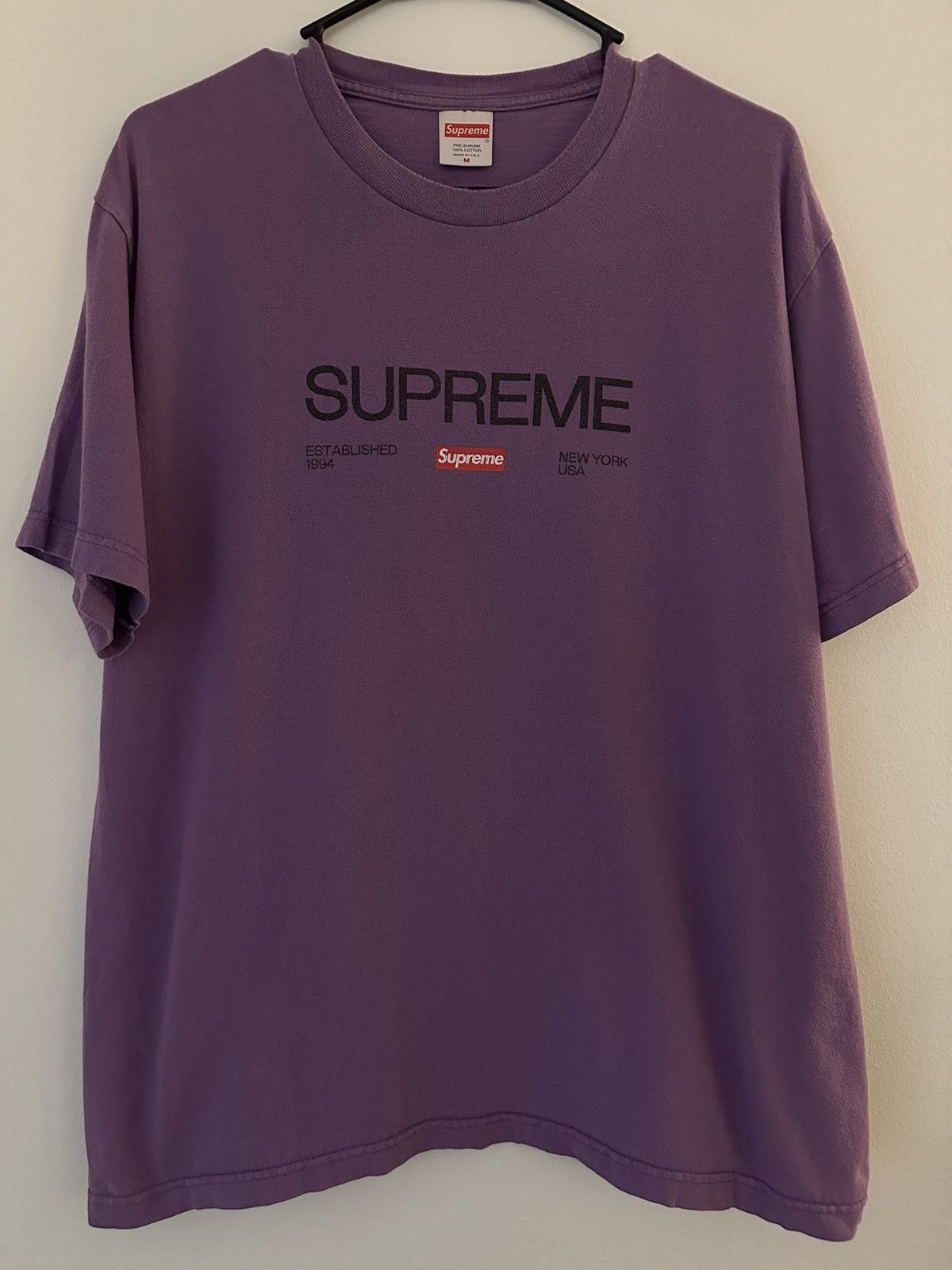 Supreme Supreme Est. 1994 Tee Size US M / EU 48-50 / 2 - 1 Thumbnail