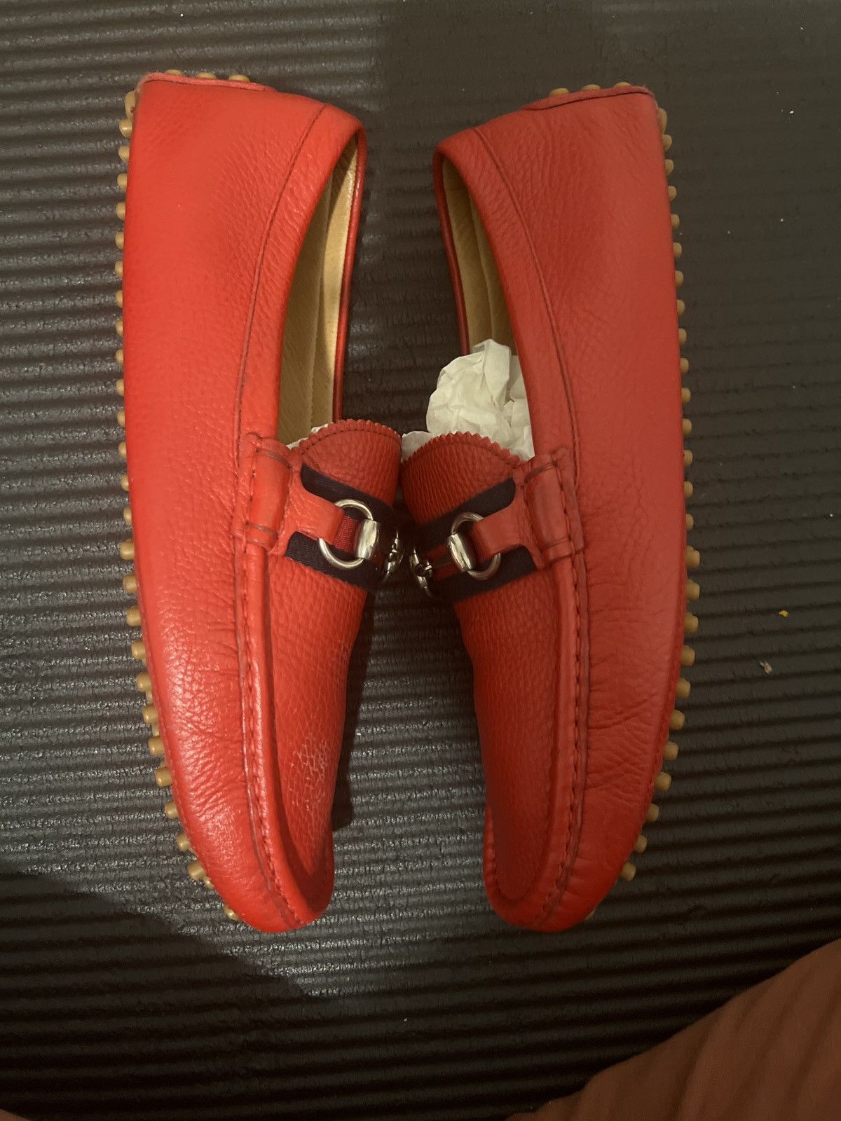 Gucci Gucci red loafer Size US 9 / EU 42 - 4 Thumbnail