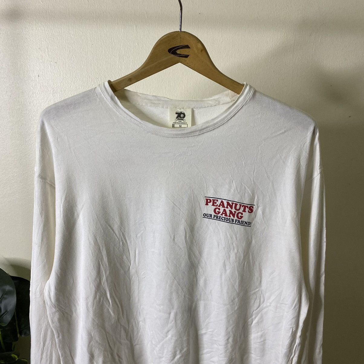 Peanuts GU x Peanuts Gang 70th Anniversary Collaboration LS T Shirt Size US M / EU 48-50 / 2 - 6 Thumbnail