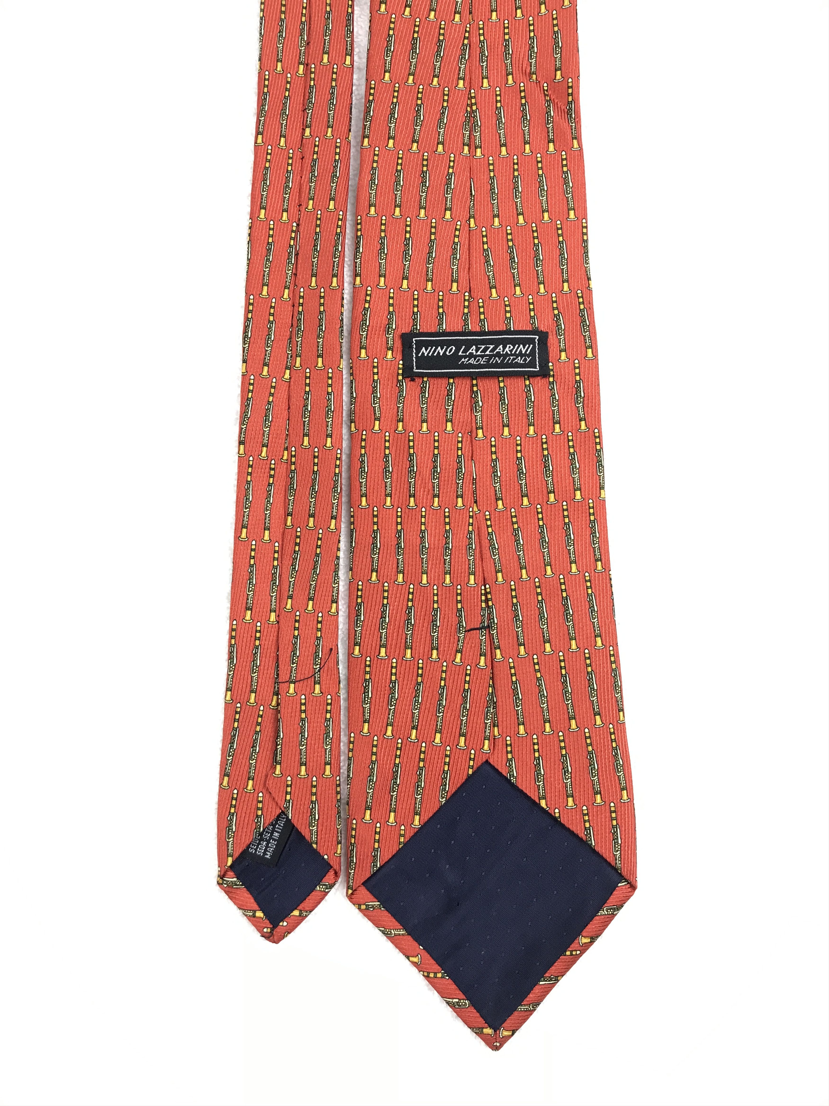Vintage Vintage Nino Lazzarini Silk Necktie Size ONE SIZE - 4 Thumbnail