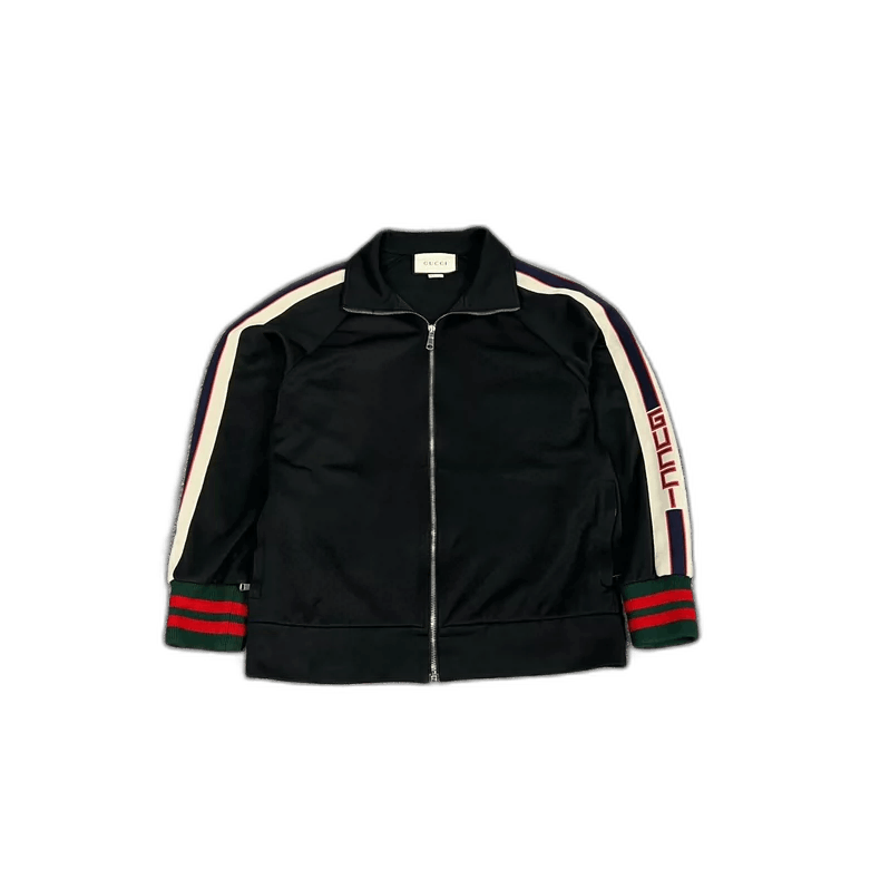Gucci Gucci Classic Striped Logo Zip Jacket-2506 Size XS / US 0-2 / IT 36-38 - 1 Thumbnail