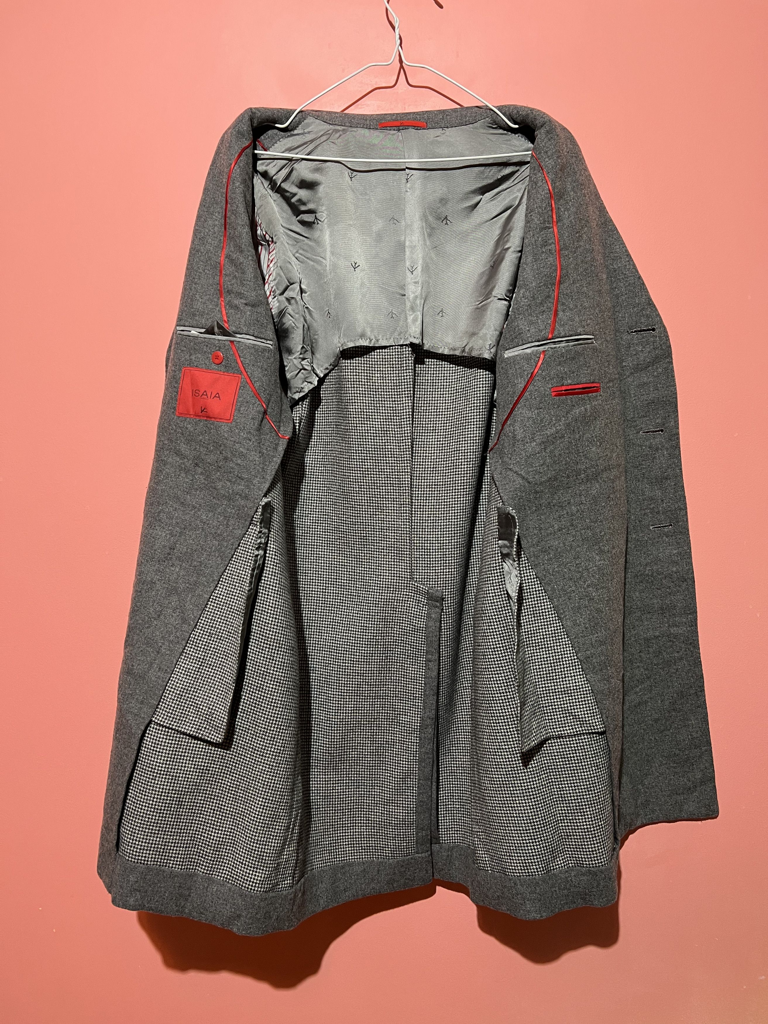 Isaia Isaia Napolii designer Italy Coat luxury wool limited Size US L / EU 52-54 / 3 - 8 Thumbnail