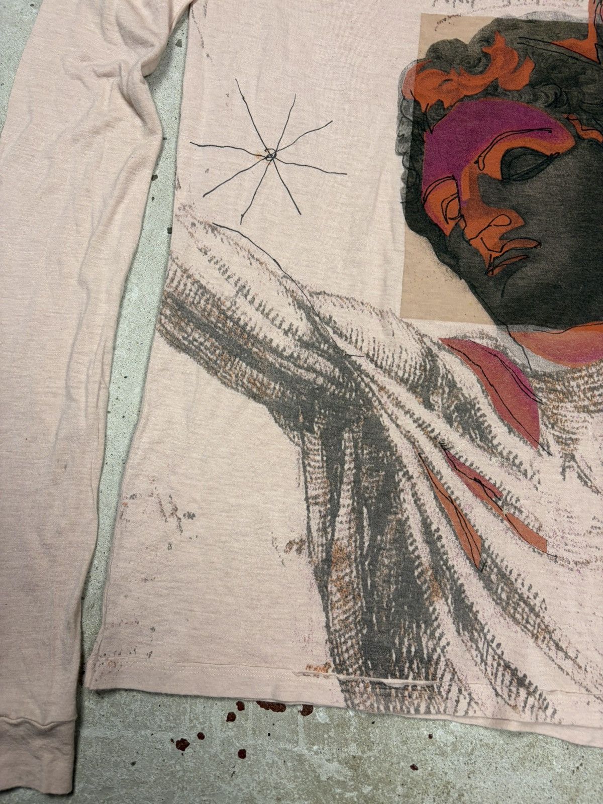 John Galliano Vintage 2000s John Galliano Overprint Abstract Print Tee Size US S / EU 44-46 / 1 - 12 Thumbnail