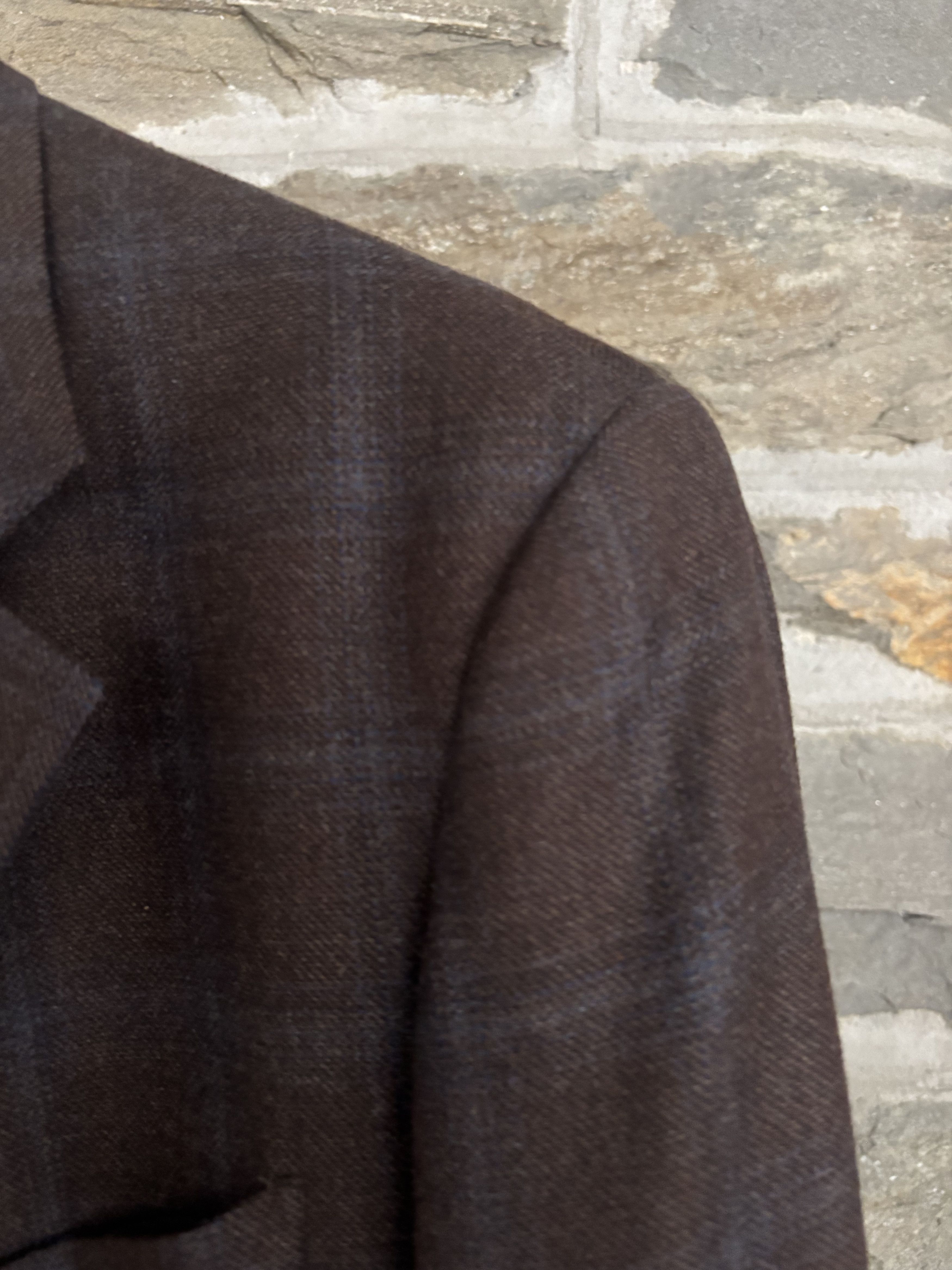 Armani Collezioni Armani x Neiman Marcus Windowpane Sport Coat Size 44R - 7 Thumbnail