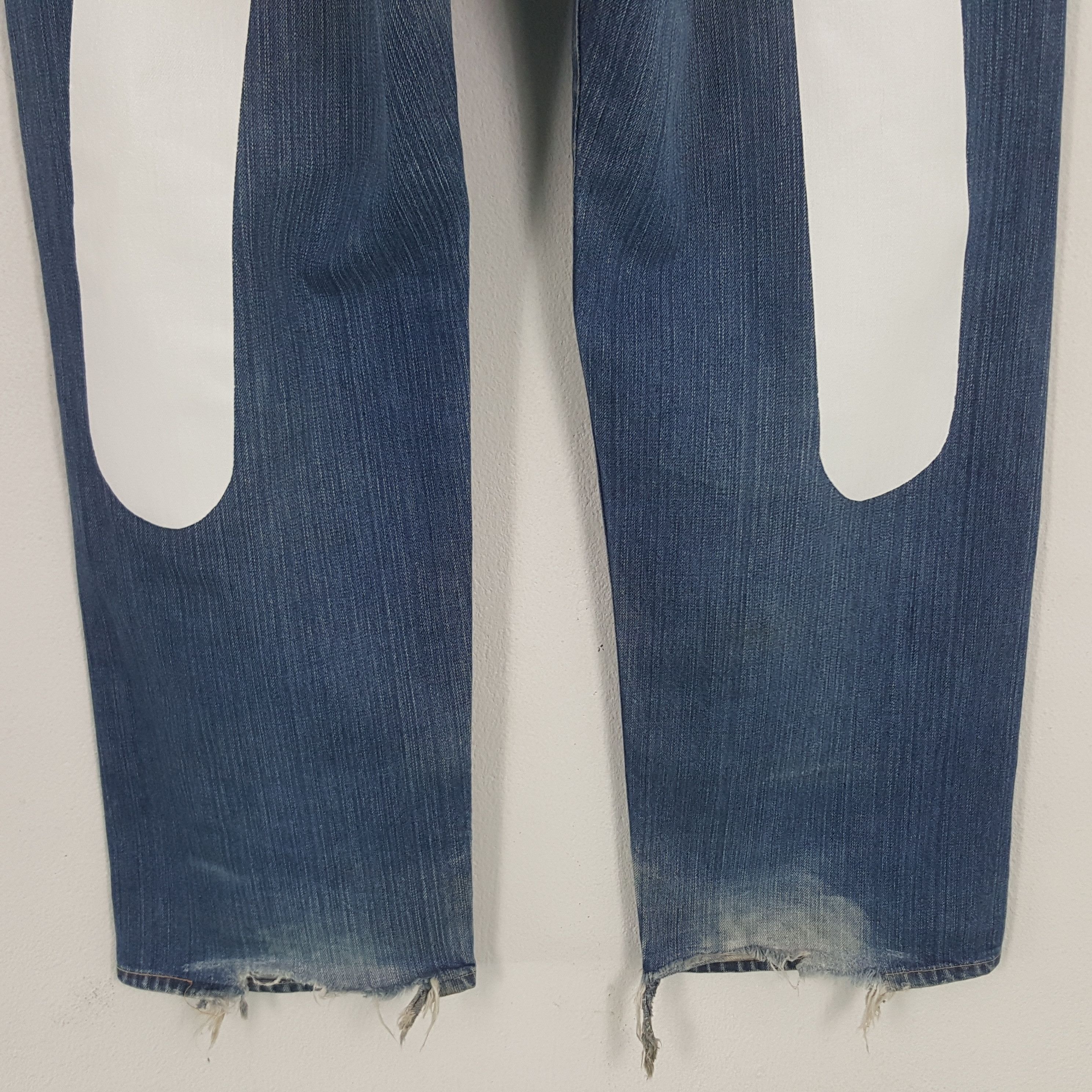 Evisu × Vintage Vintage Evisu Japan Custom Daicock Art Denim Jeans Size US 35 - 3 Thumbnail