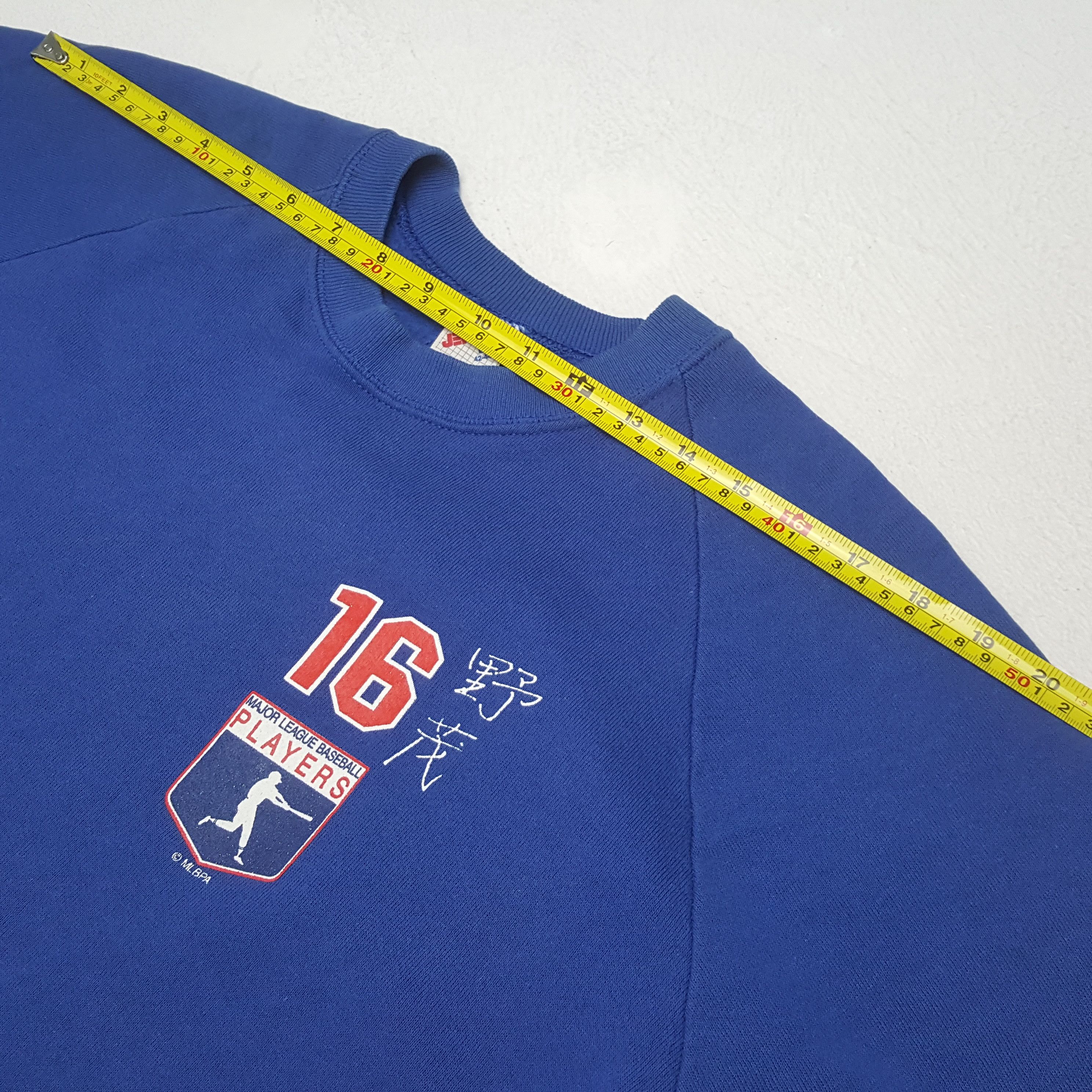 Vintage Nomo Hideo Dodgers Los Angeles MLB Sweatshirt C300N12 Size US M / EU 48-50 / 2 - 5 Thumbnail