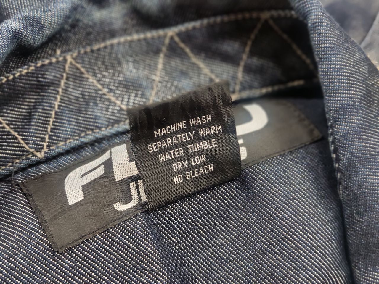 Fubu Vintage Fubu Logo collection Indigo blue denim Jacket Y2K Size US L / EU 52-54 / 3 - 14 Thumbnail