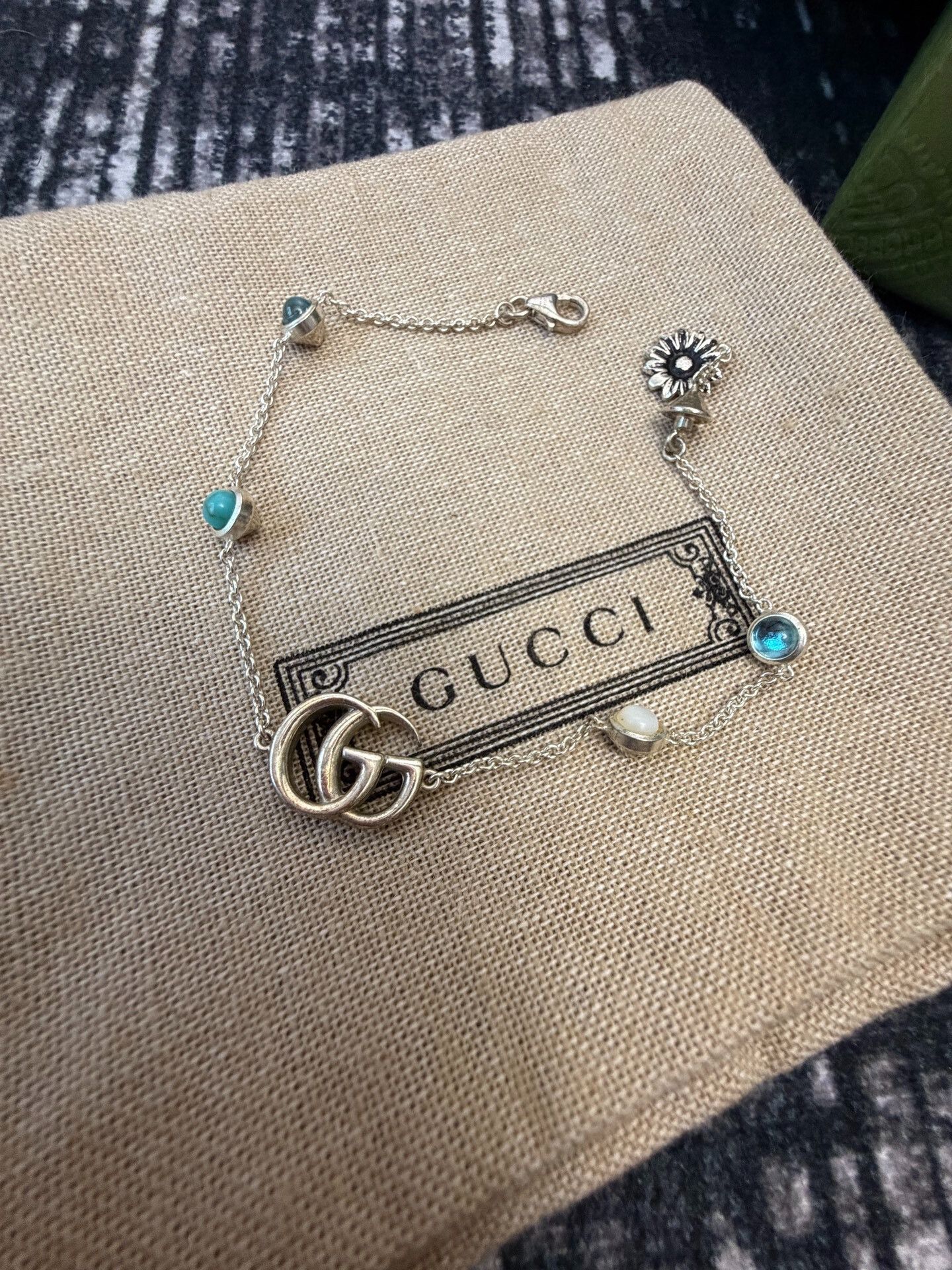Gucci Gucci 925 Gemstone Bracelet Size ONE SIZE - 1 Thumbnail