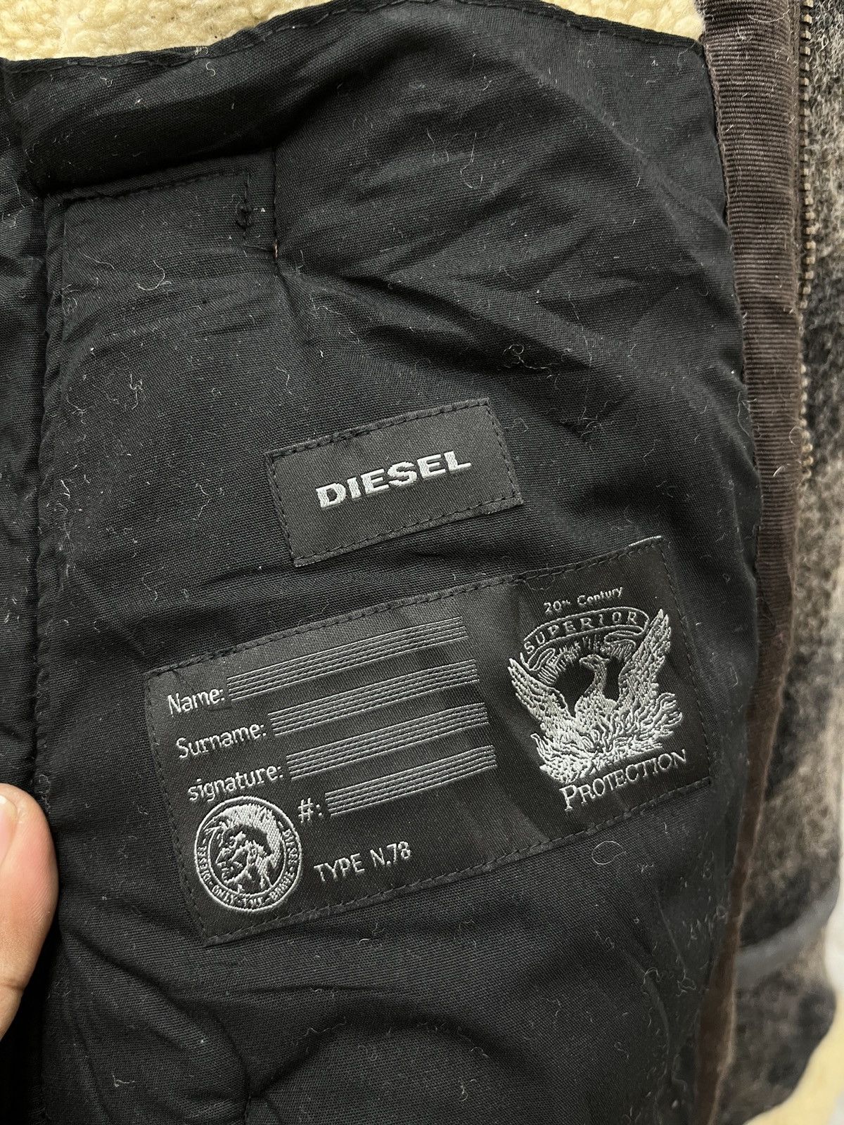 Diesel 🔥STEALS🔥 DIESEL SHEARLING JACKET Size M / US 6-8 / IT 42-44 - 8 Thumbnail