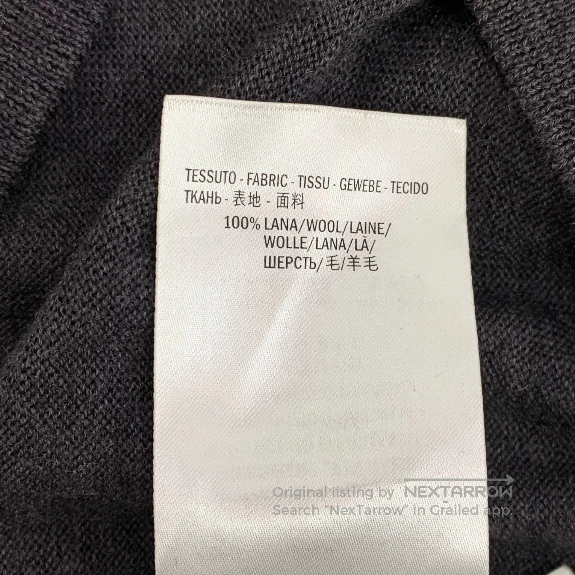 Gucci Gucci Gray Stripe Wool Knit Cardigan. Size US L / EU 52-54 / 3 - 7 Thumbnail
