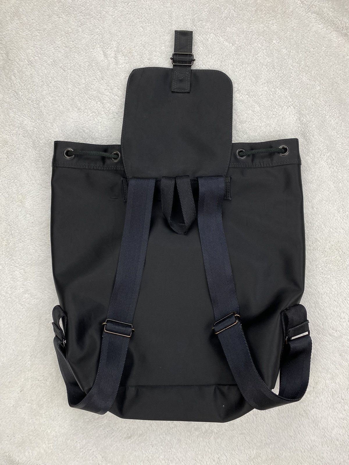 Yohji Yamamoto Y’saacs Pour Homme YOHJI YAMAMOTO Signature Nylon Backpack Size ONE SIZE - 13 Thumbnail