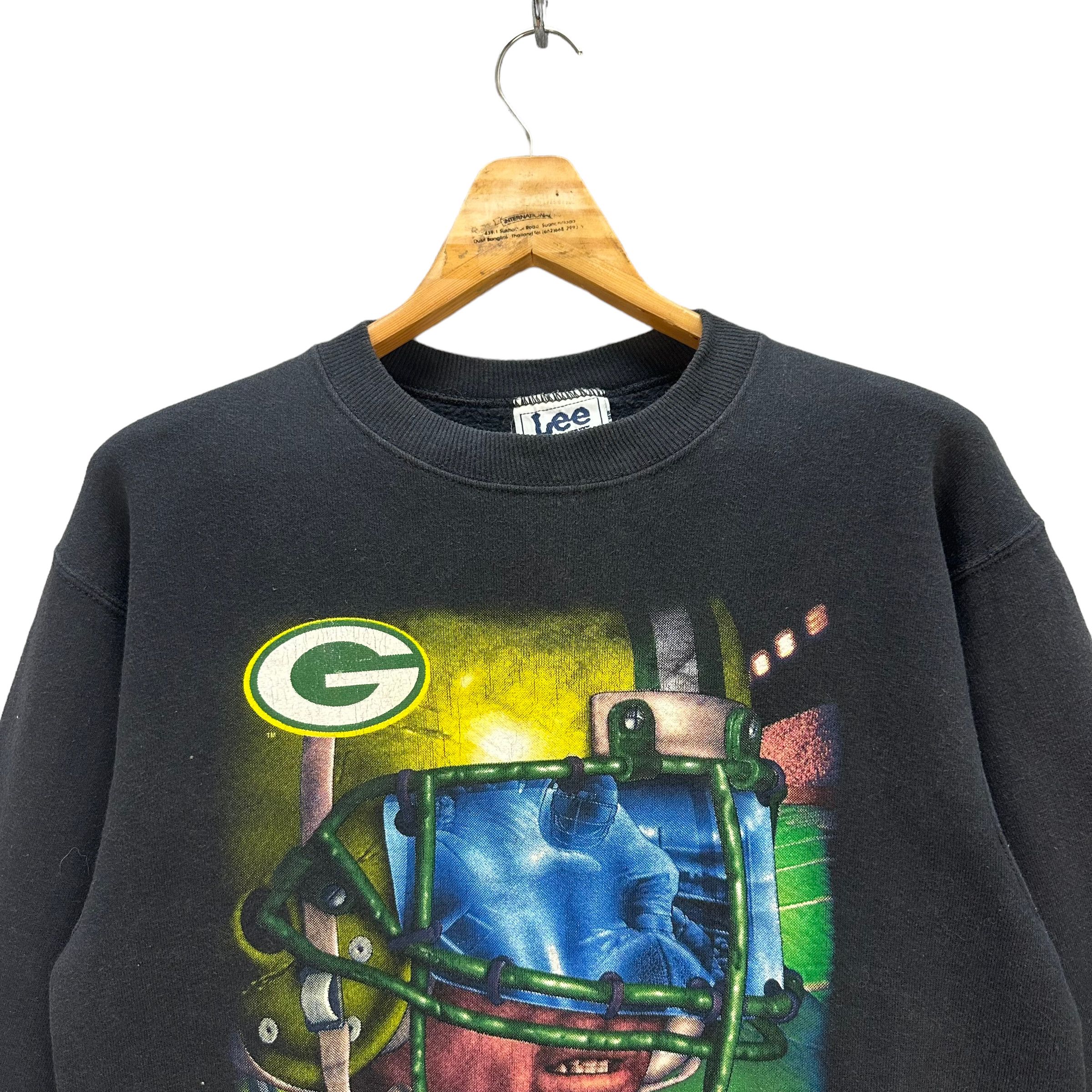 NFL 96's NFL NUTMEG G PACKERS LEE SPORT SWEATSHIRTS #8529-013 Size L / US 10 / IT 46 - 2 Thumbnail