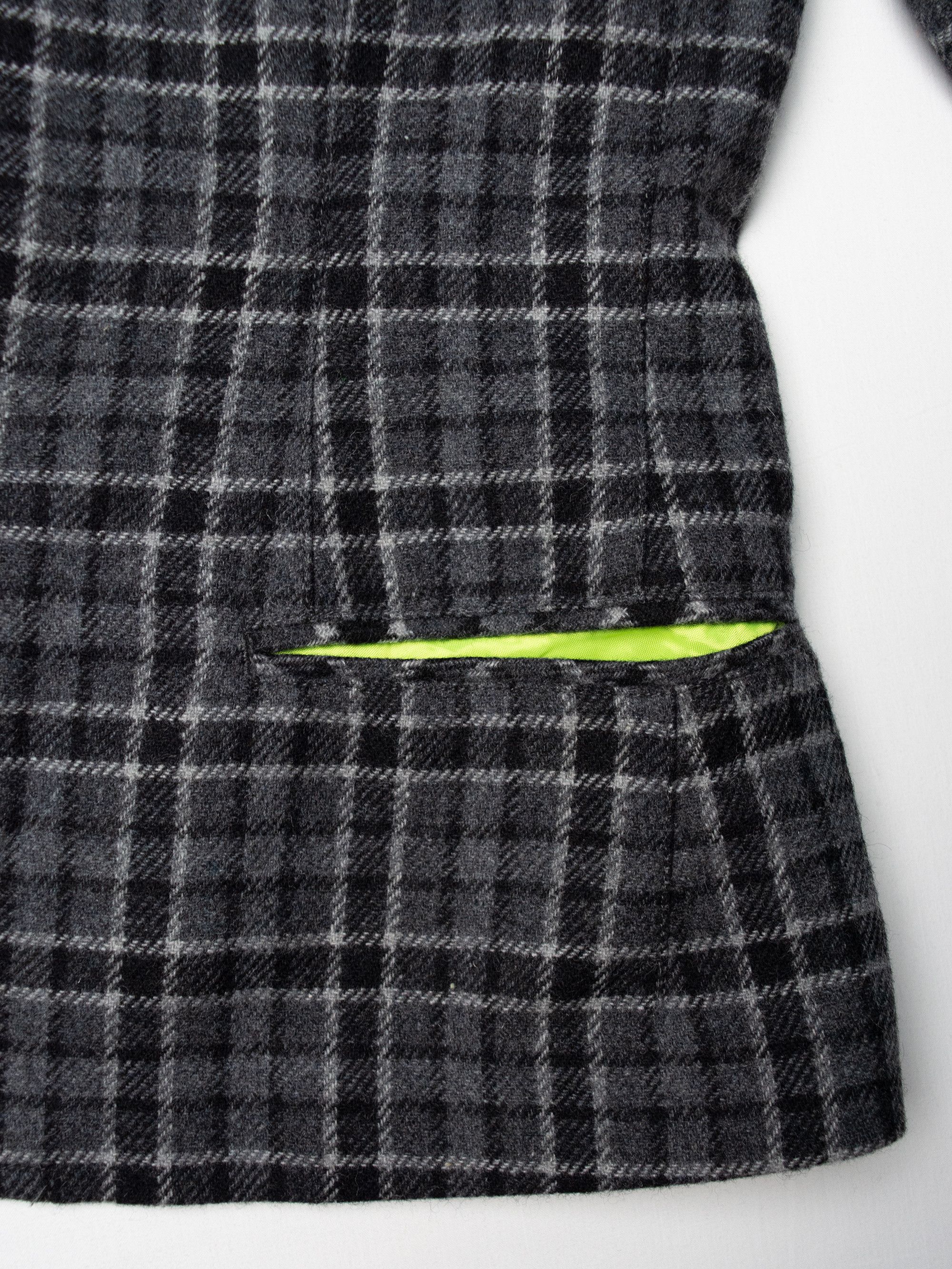 Y-3 Y-3 - A/W 2013 - Wool Check Blazer Size S / US 4 / IT 40 - 6 Thumbnail