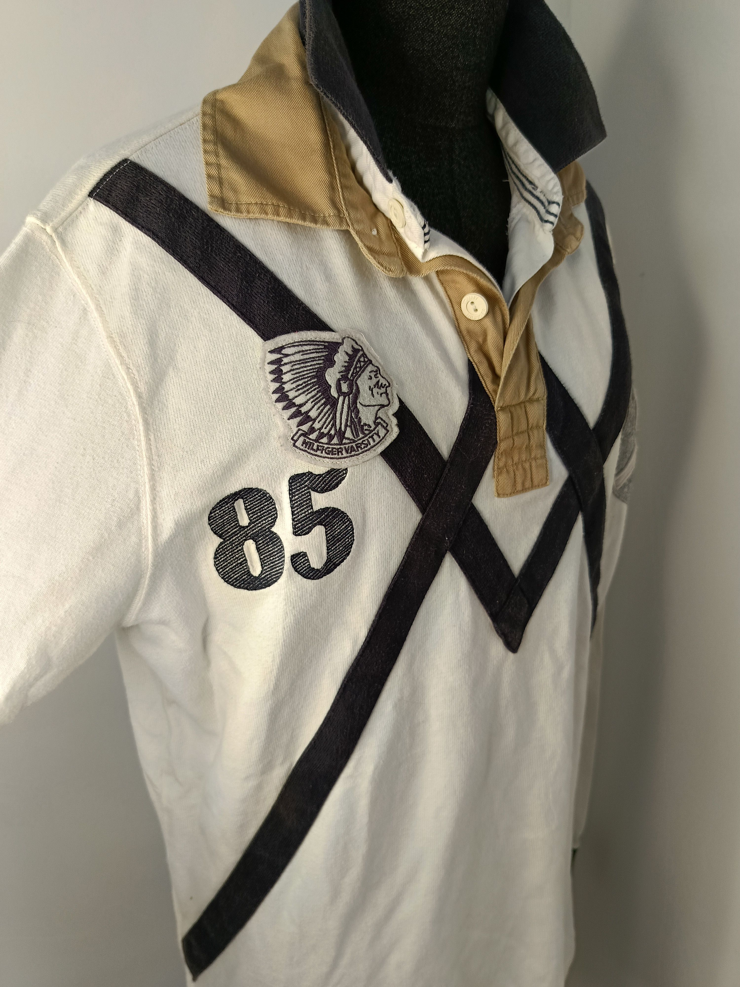 Tommy Hilfiger Tommy Hilfiger rugby polo long sleeve tshirt 90s vintage Size US M / EU 48-50 / 2 - 4 Thumbnail